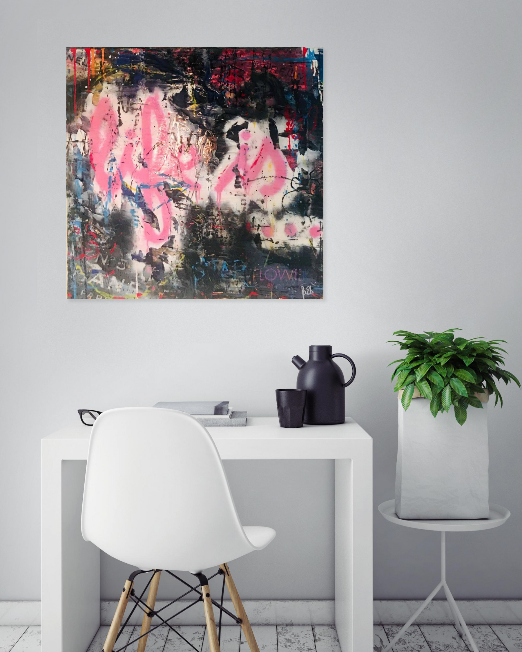 Fa2b, Life is ..., peinture - Galerie de vente et d’achat d’art contemporain en ligne Artalistic