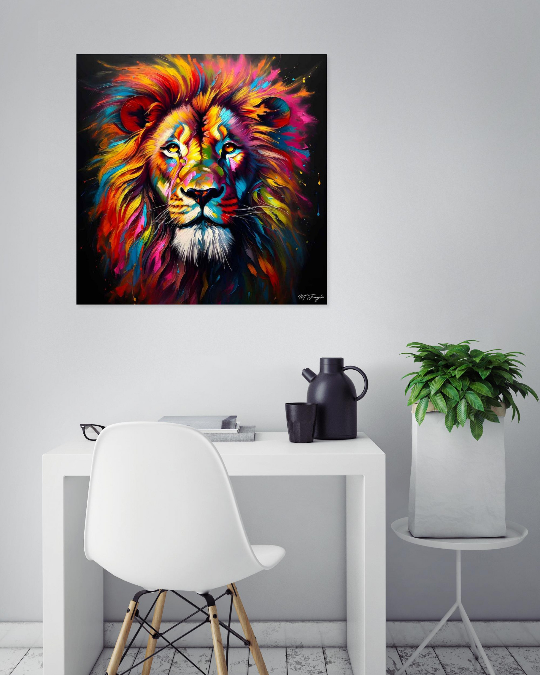 Miss Jungle, Savane colorée, edition - Galerie de vente et d’achat d’art contemporain en ligne Artalistic
