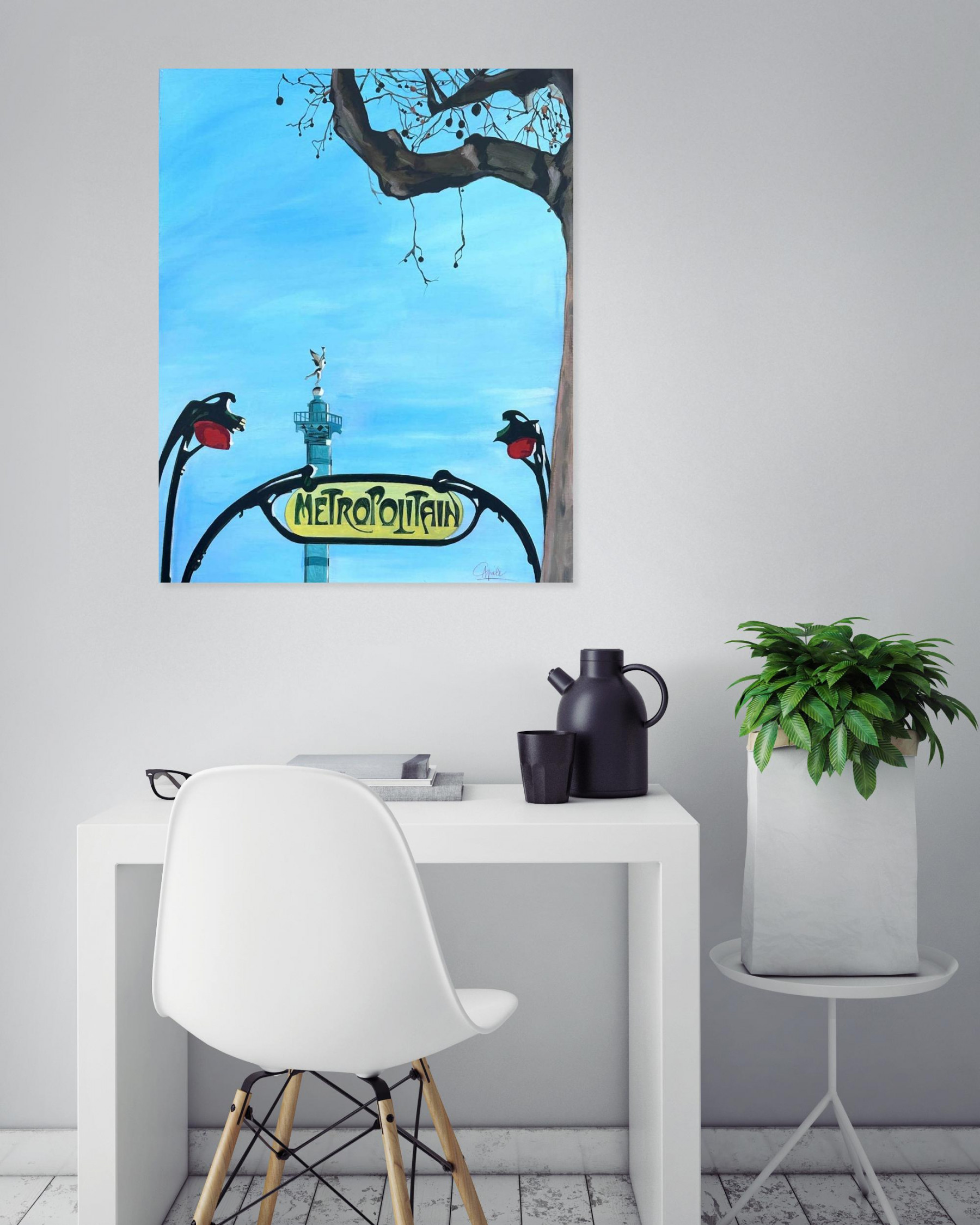Christian Aprile, Bastille, peinture - Galerie de vente et d’achat d’art contemporain en ligne Artalistic