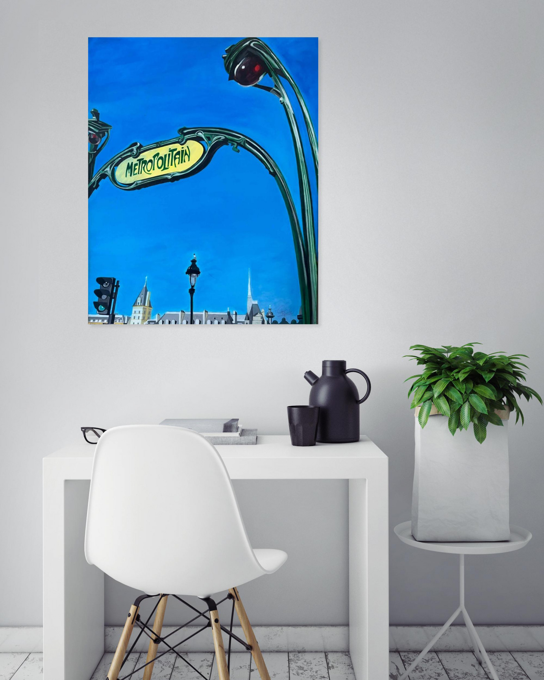 Christian Aprile, Saint-Michel, peinture - Galerie de vente et d’achat d’art contemporain en ligne Artalistic