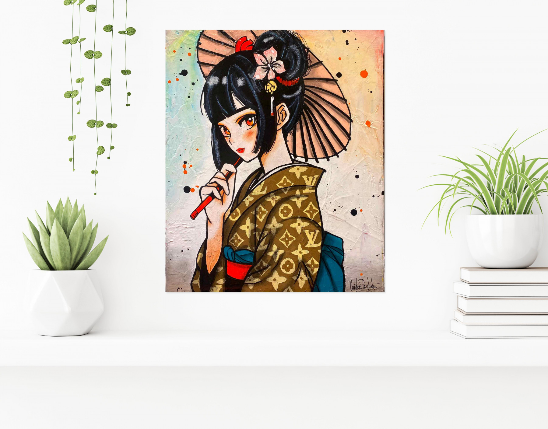 Pauline Cornée, Miss Louis Vuitton, peinture - Galerie de vente et d’achat d’art contemporain en ligne Artalistic