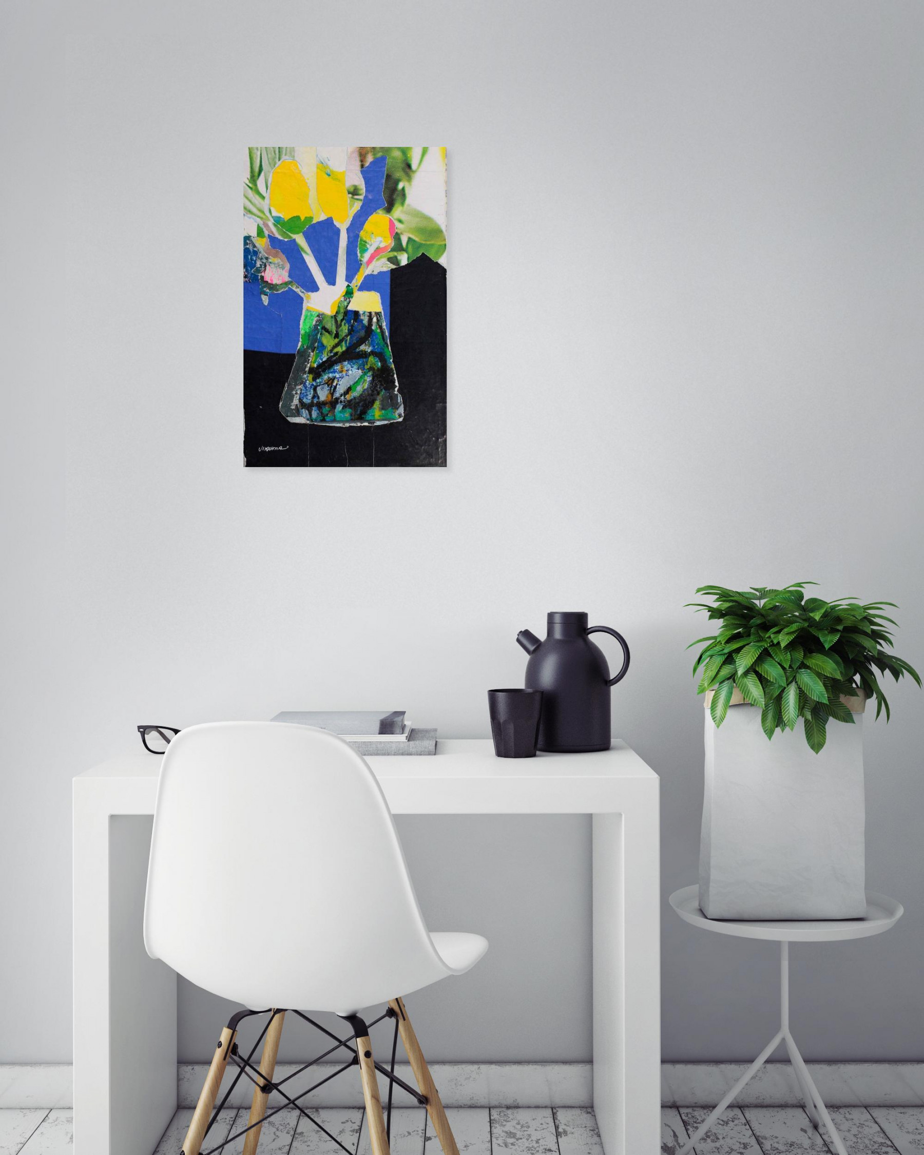 Vildeman, Fleurs, peinture - Galerie de vente et d’achat d’art contemporain en ligne Artalistic