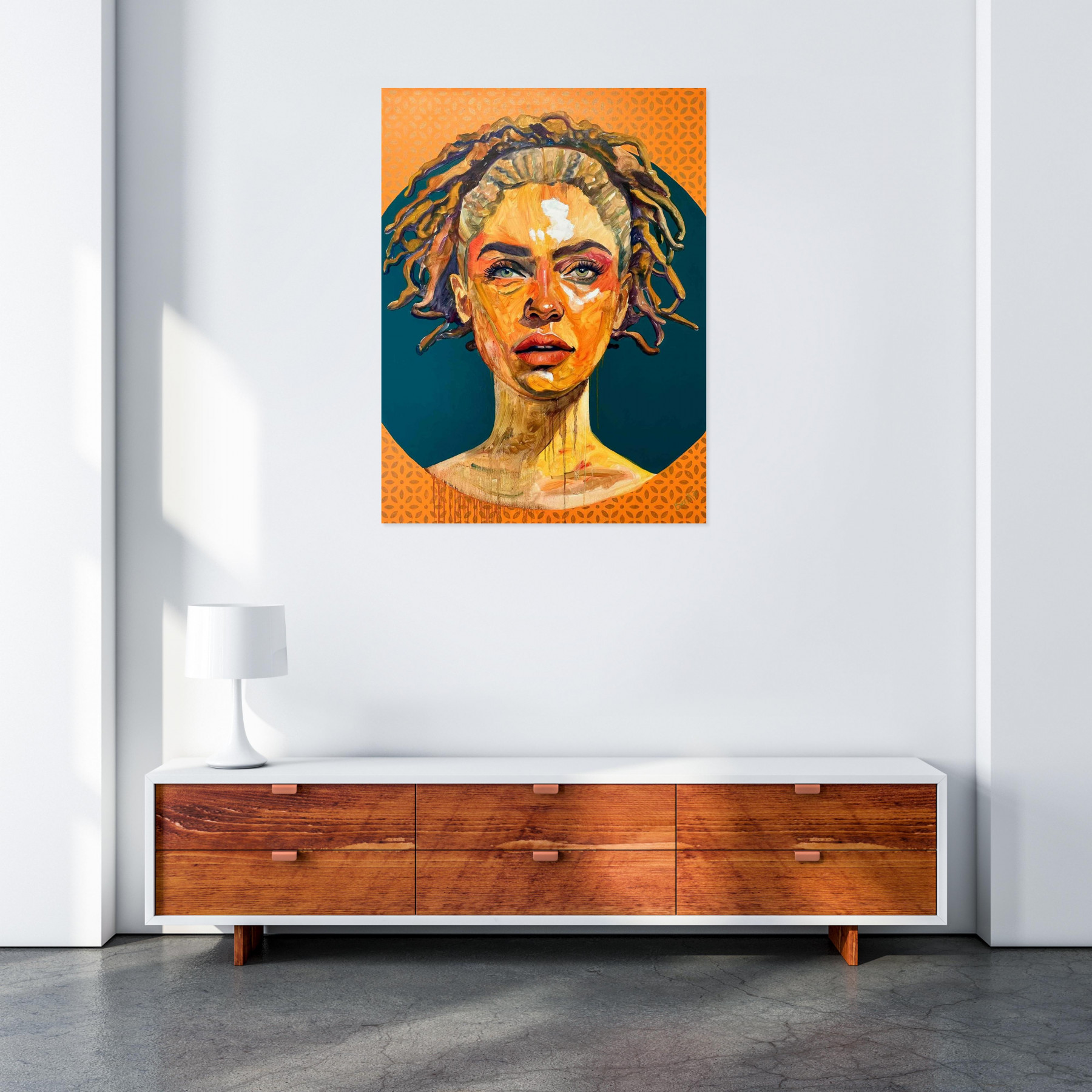 Benka, Méduse, peinture - Galerie de vente et d’achat d’art contemporain en ligne Artalistic