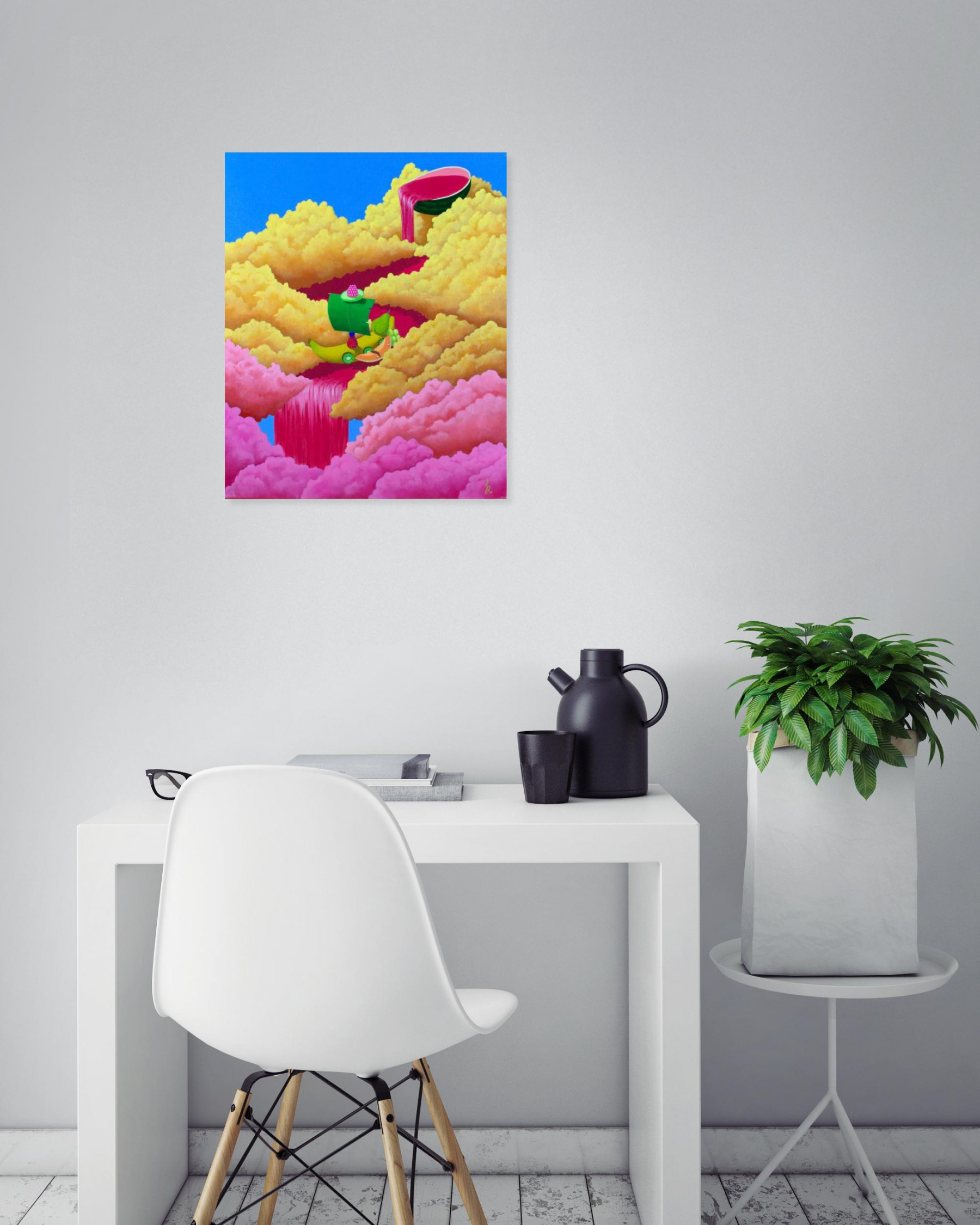 Jonathan Roubaut, Le voyage, peinture - Galerie de vente et d’achat d’art contemporain en ligne Artalistic