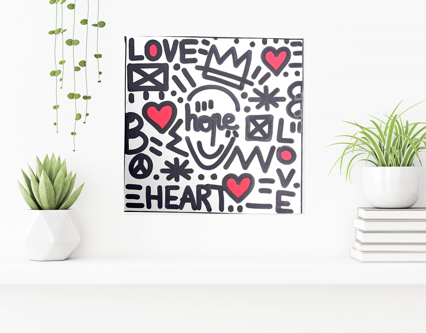 Mr.Hope, King love, peinture - Galerie de vente et d’achat d’art contemporain en ligne Artalistic