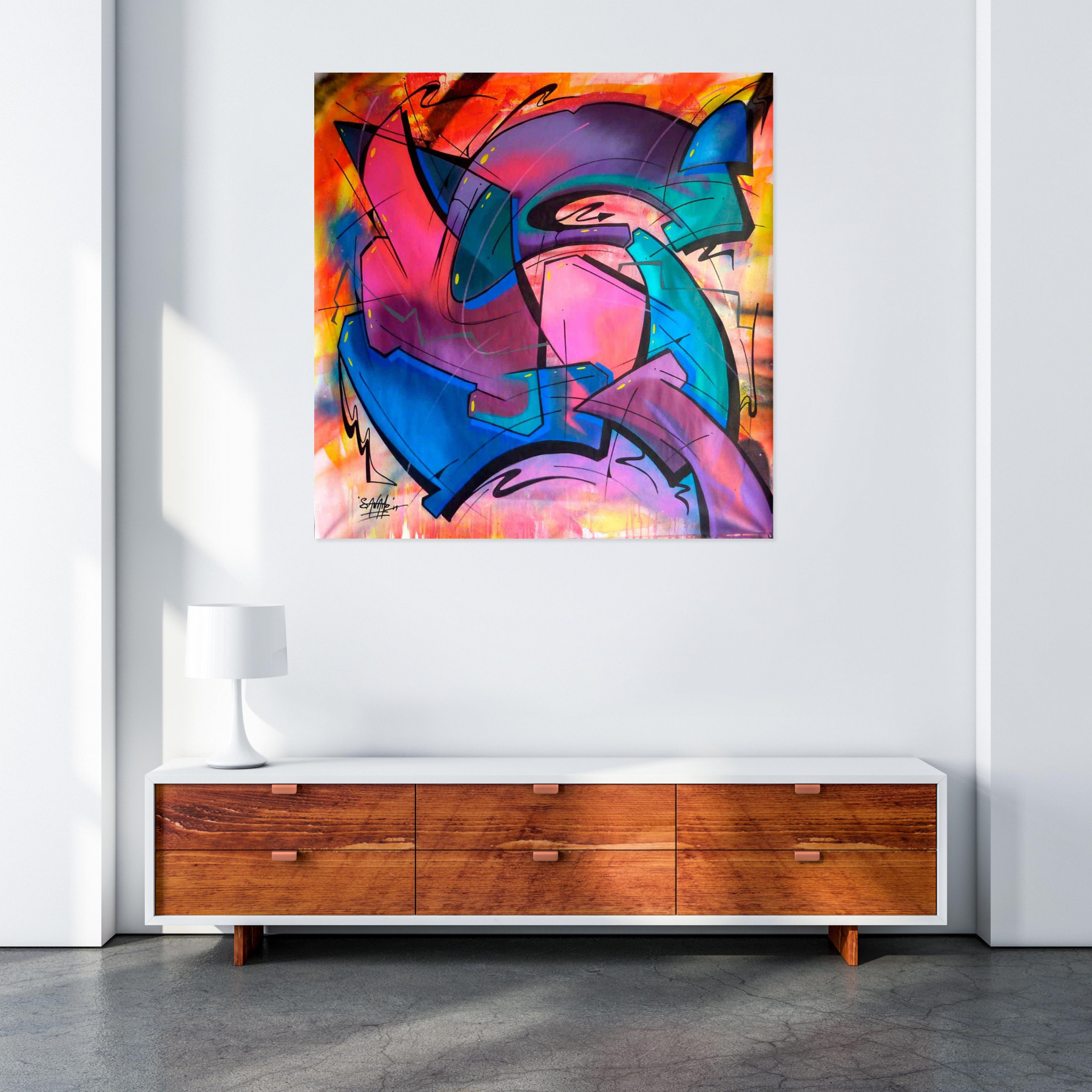 Saname, 100 titres 116, peinture - Galerie de vente et d’achat d’art contemporain en ligne Artalistic