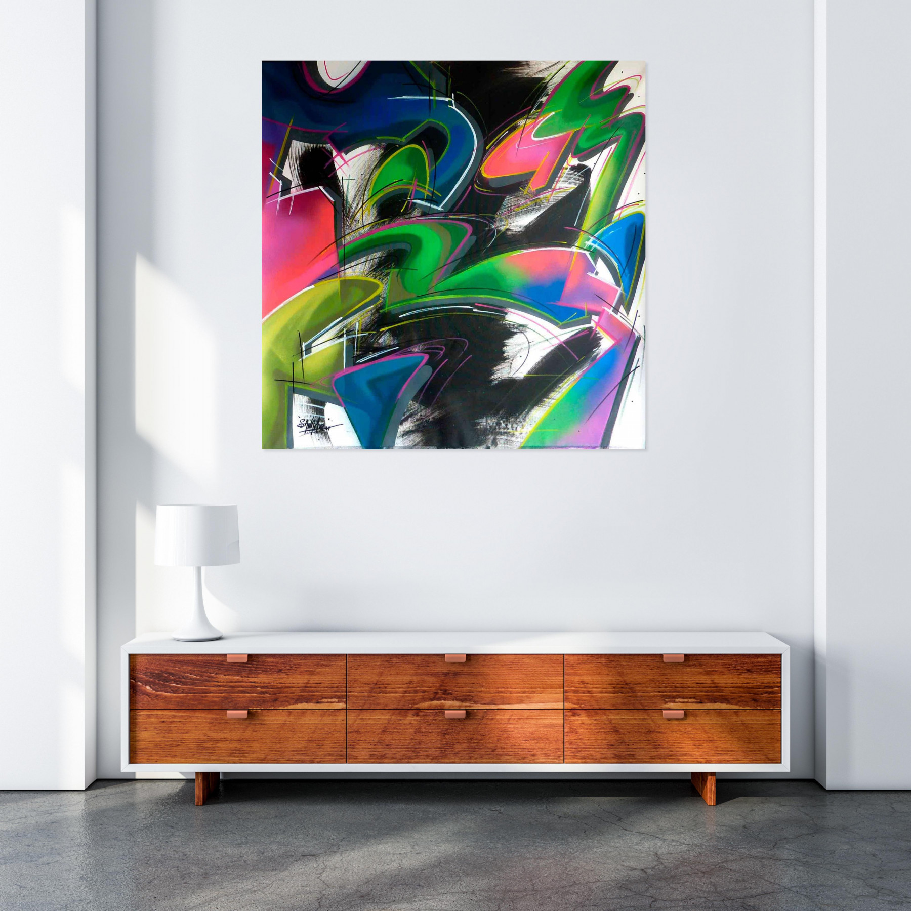 Saname, 100 titres 117, peinture - Galerie de vente et d’achat d’art contemporain en ligne Artalistic