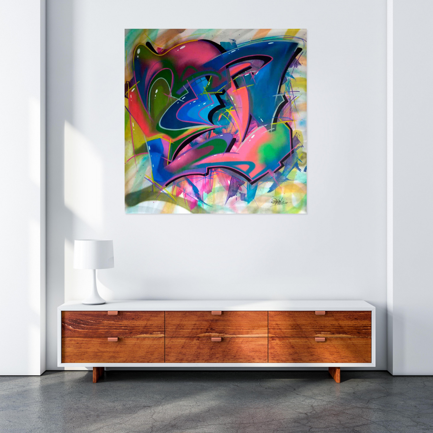 Saname, 100 titres 118, peinture - Galerie de vente et d’achat d’art contemporain en ligne Artalistic