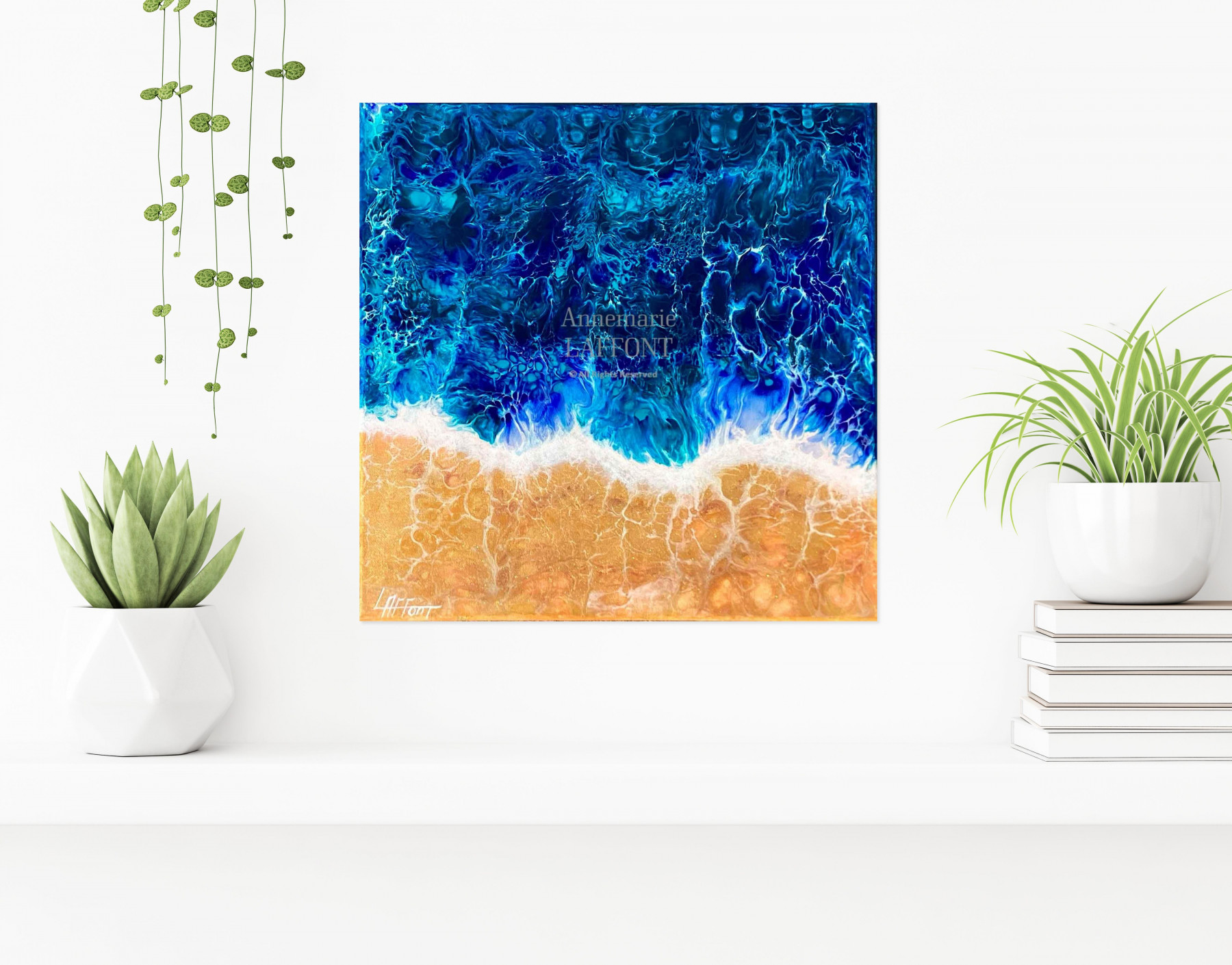 Annemarie Laffont, cristallin, peinture - Galerie de vente et d’achat d’art contemporain en ligne Artalistic