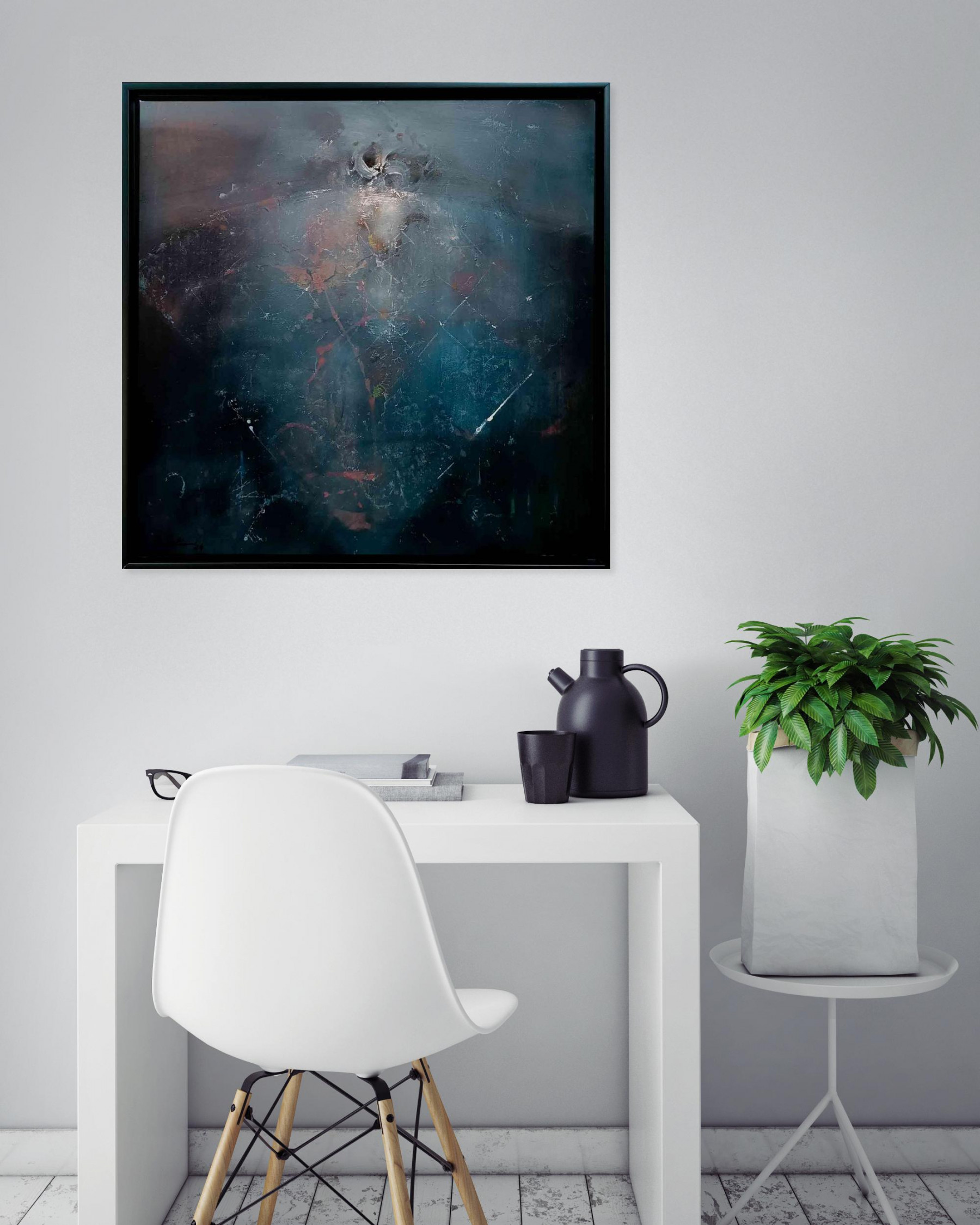 Ovodiu Kloska, Coffre-fort, peinture - Galerie de vente et d’achat d’art contemporain en ligne Artalistic