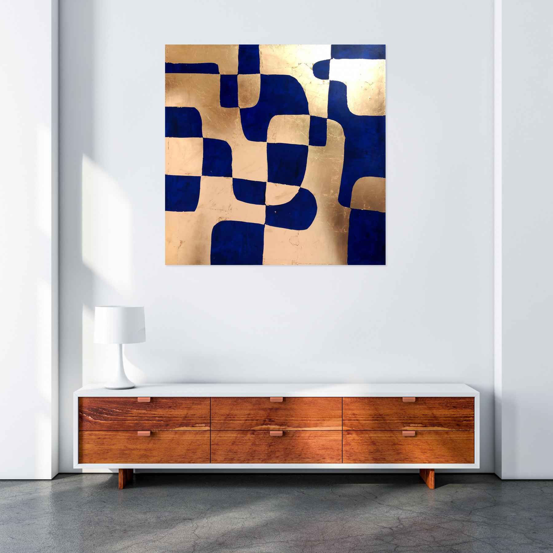 Thierry Brusquet, Blue moon, peinture - Galerie de vente et d’achat d’art contemporain en ligne Artalistic