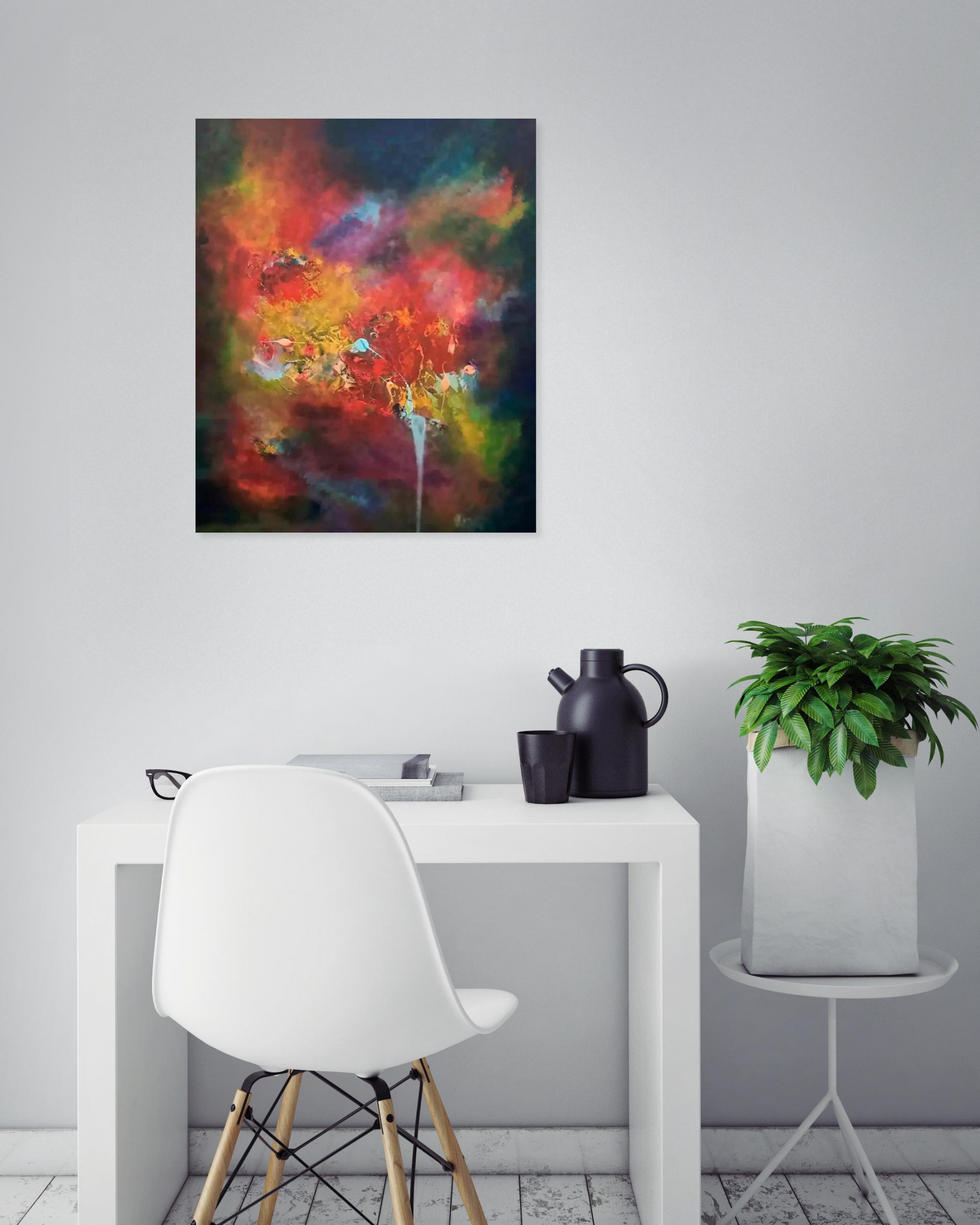 Jonemi, Le rêve, peinture - Galerie de vente et d’achat d’art contemporain en ligne Artalistic