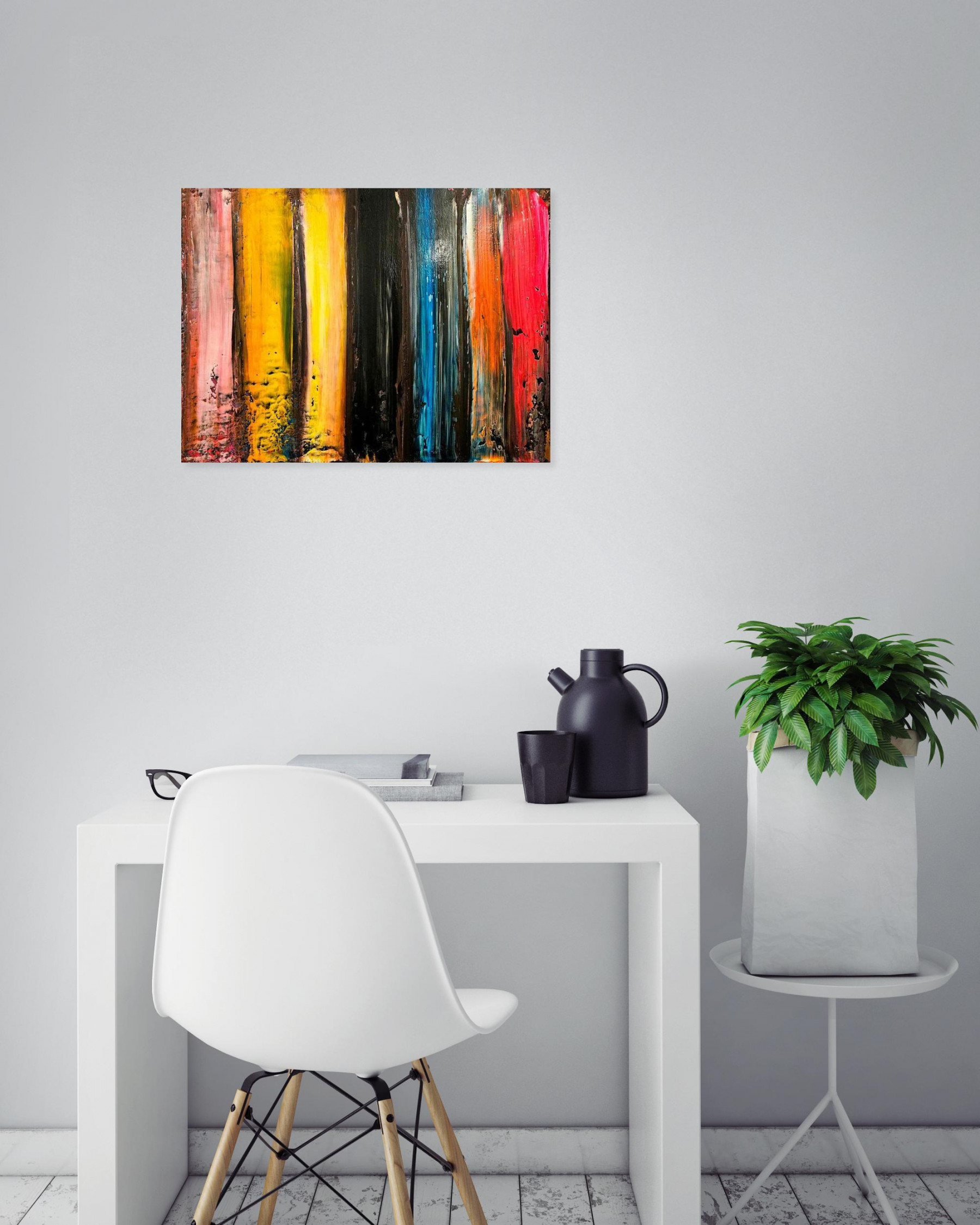 M.Garcia, Circus strip 1, peinture - Galerie de vente et d’achat d’art contemporain en ligne Artalistic