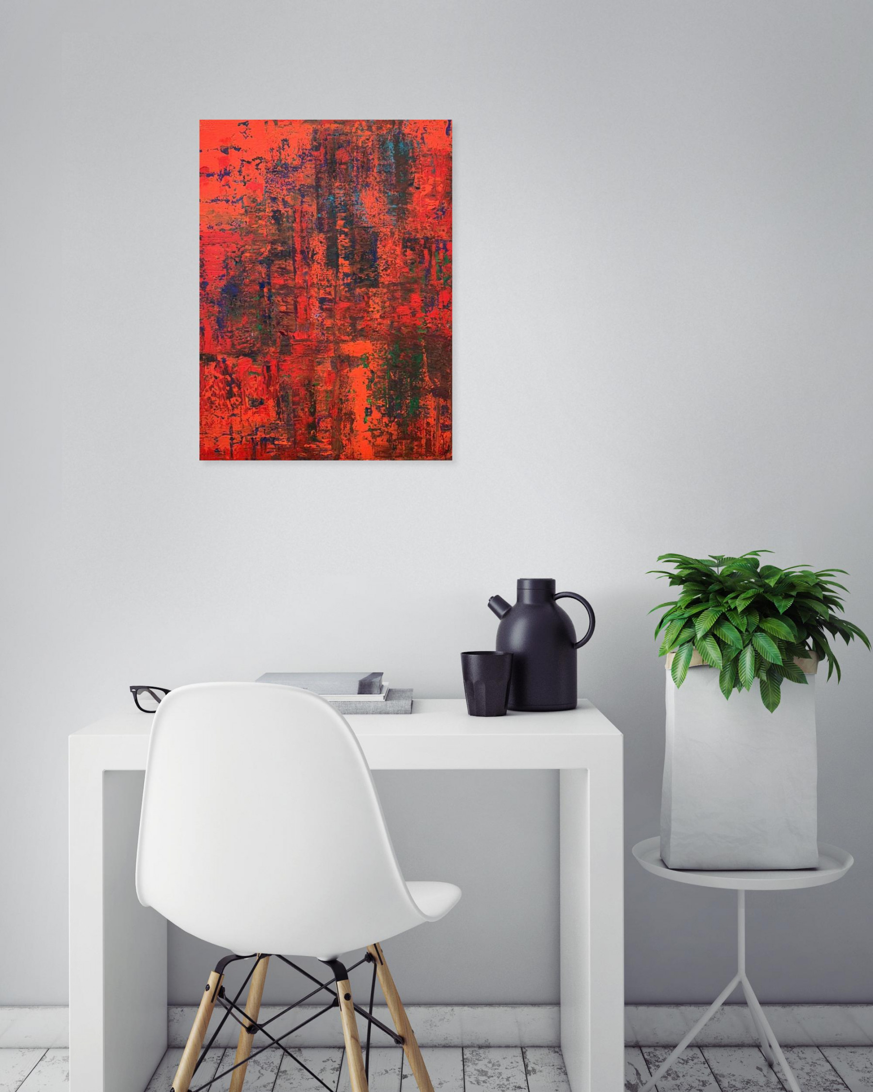 Syal, Abstrait 19, peinture - Galerie de vente et d’achat d’art contemporain en ligne Artalistic