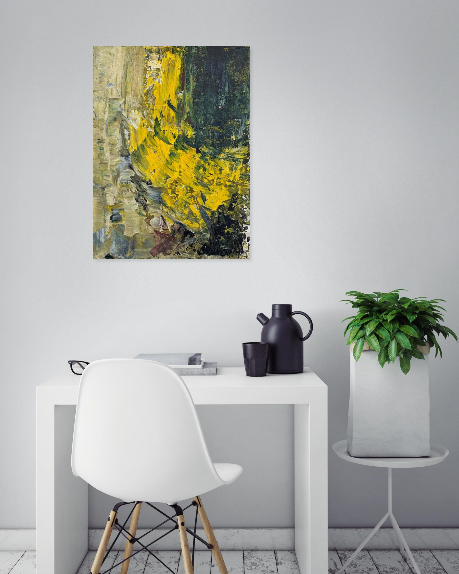Syal, Abstract 5, peinture - Galerie de vente et d’achat d’art contemporain en ligne Artalistic