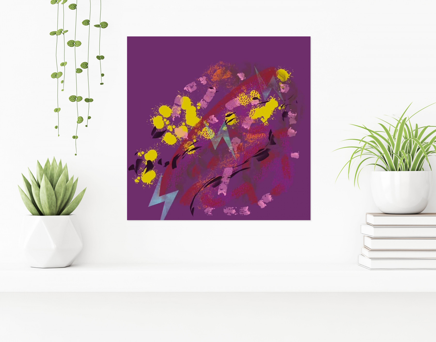 Eyoa Tebel, Lumières dans la nuit, edition - Galerie de vente et d’achat d’art contemporain en ligne Artalistic