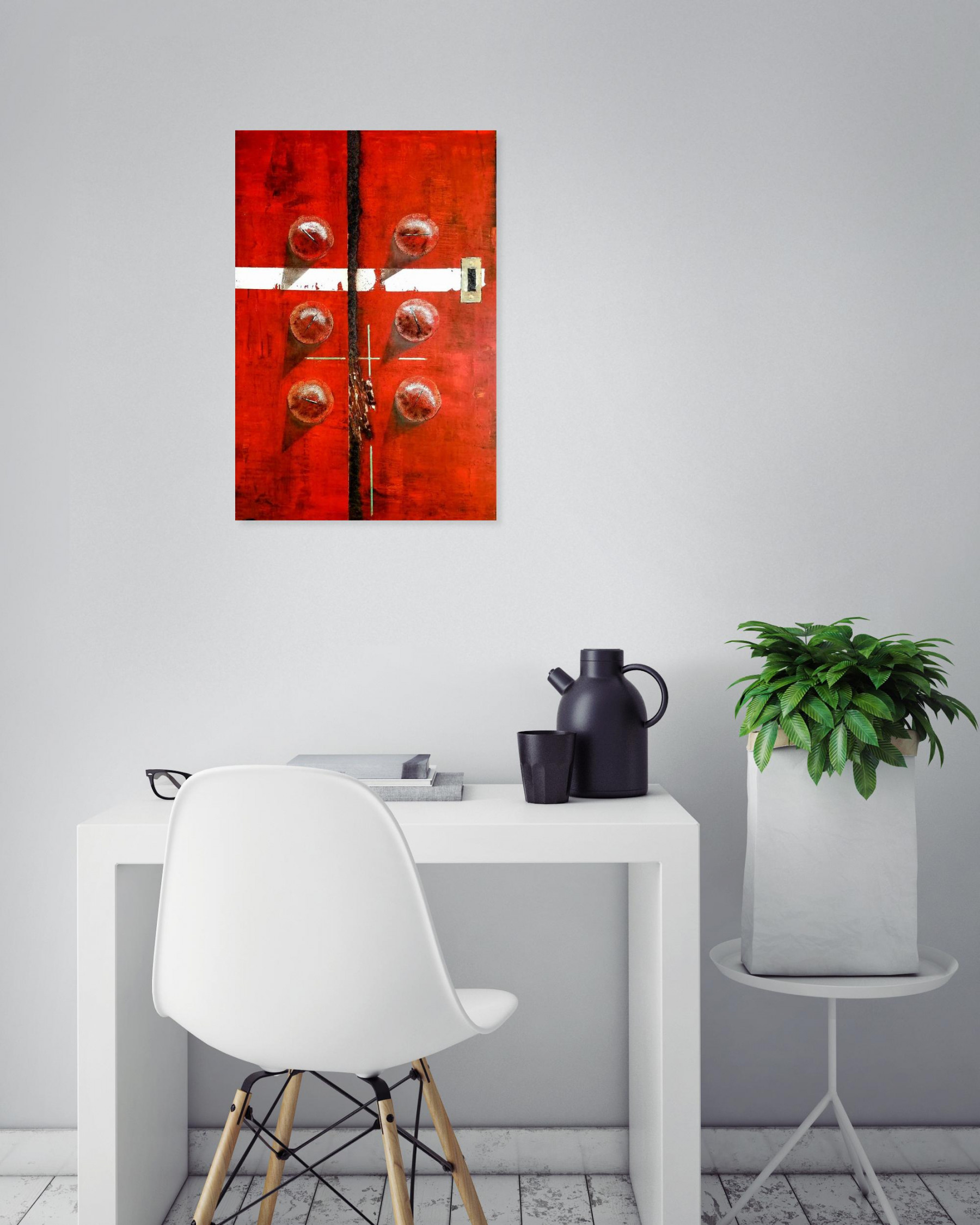 Thot, Old chest, peinture - Galerie de vente et d’achat d’art contemporain en ligne Artalistic