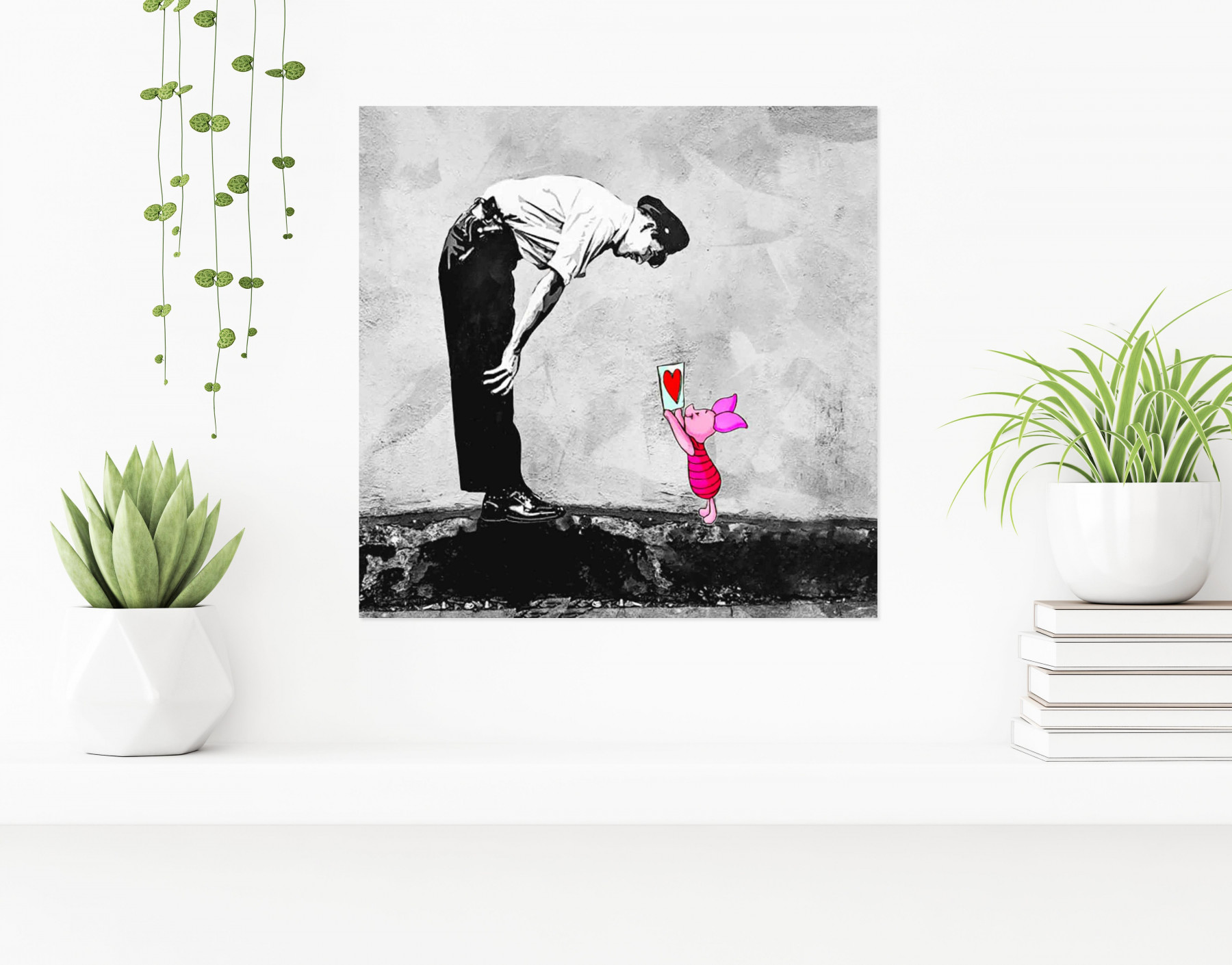 Benny Arte, Banksy, hello Porcinet, edition - Galerie de vente et d’achat d’art contemporain en ligne Artalistic
