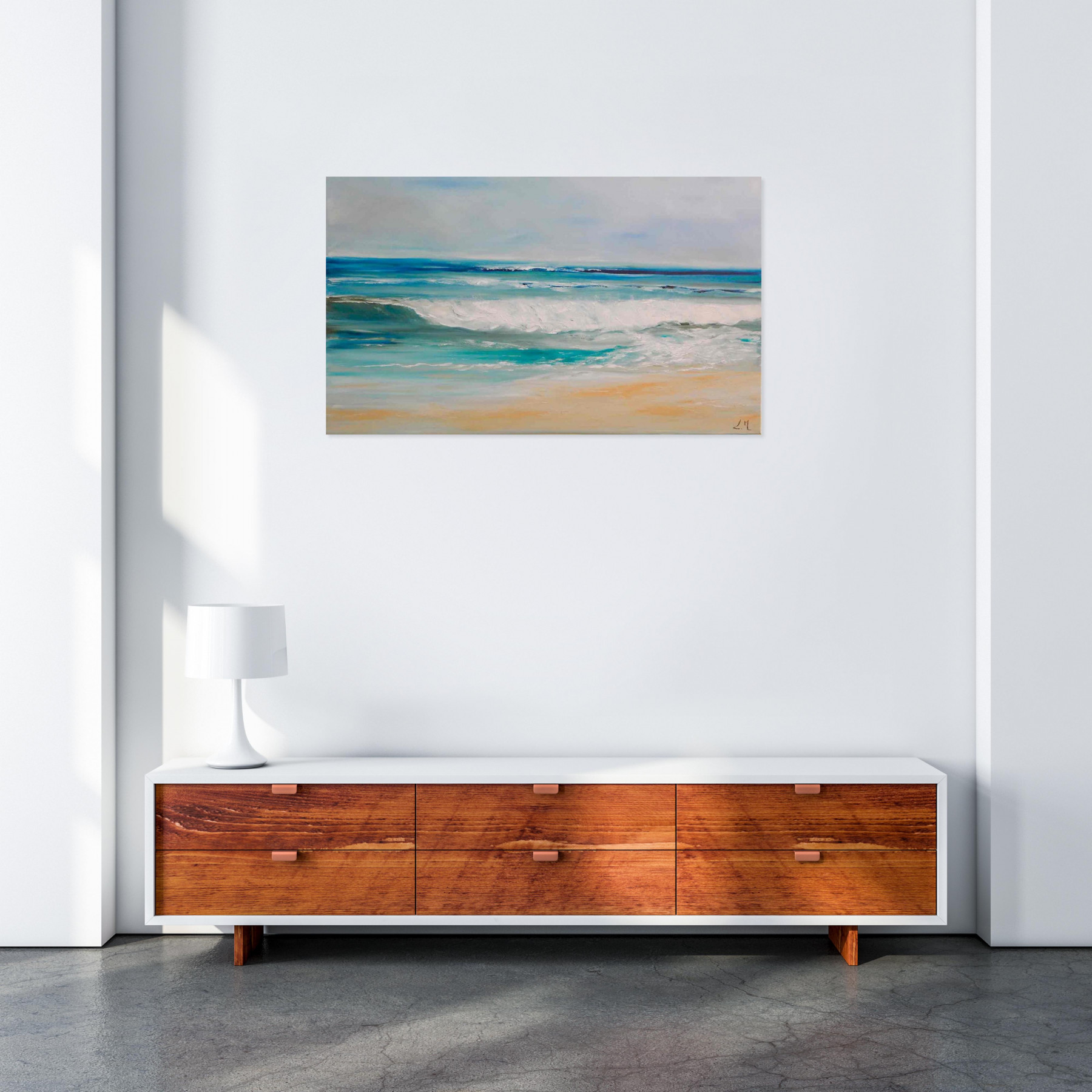 Lydie Massou, Dream océan, peinture - Galerie de vente et d’achat d’art contemporain en ligne Artalistic