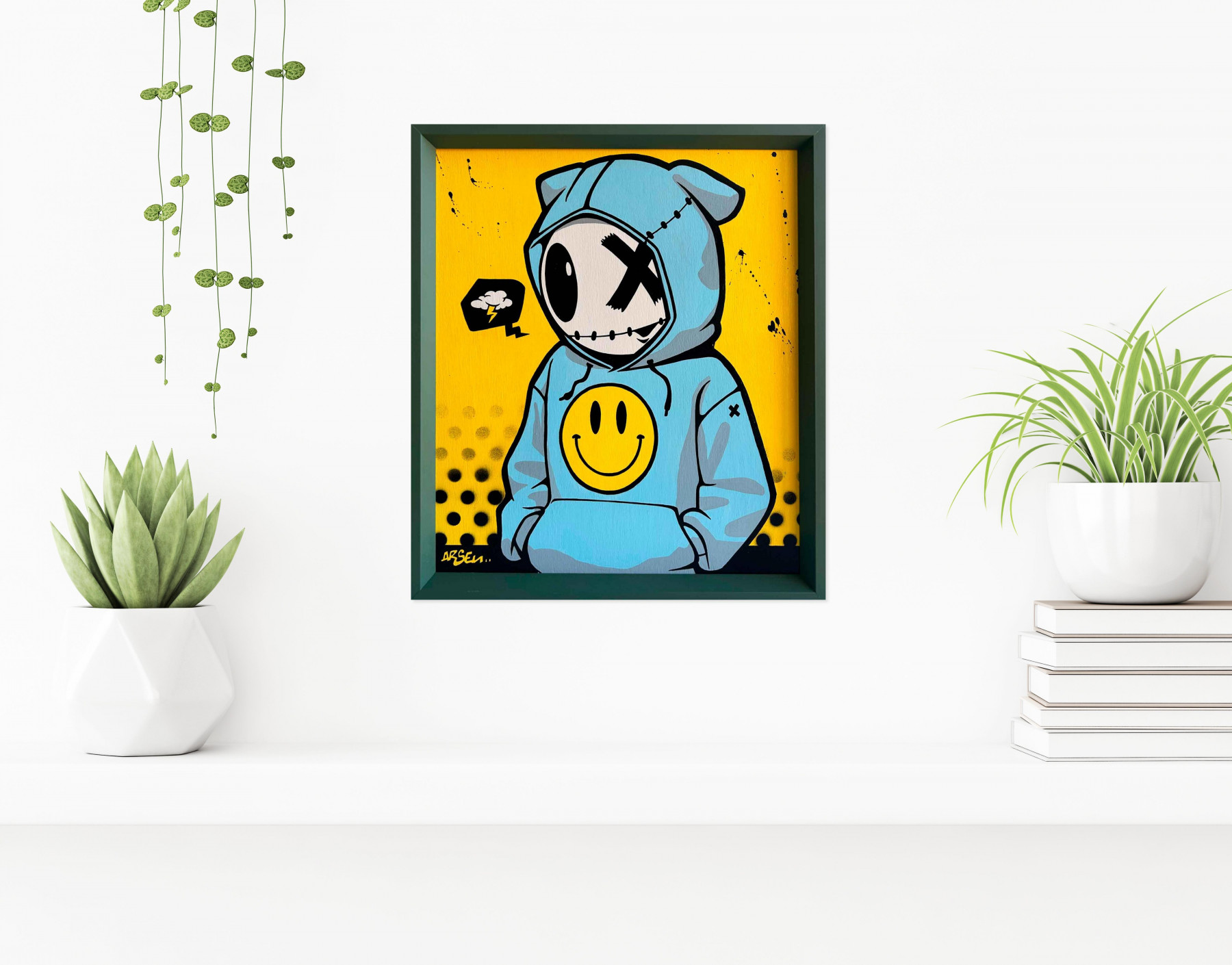 Arsen, Dékontrasté, peinture - Galerie de vente et d’achat d’art contemporain en ligne Artalistic
