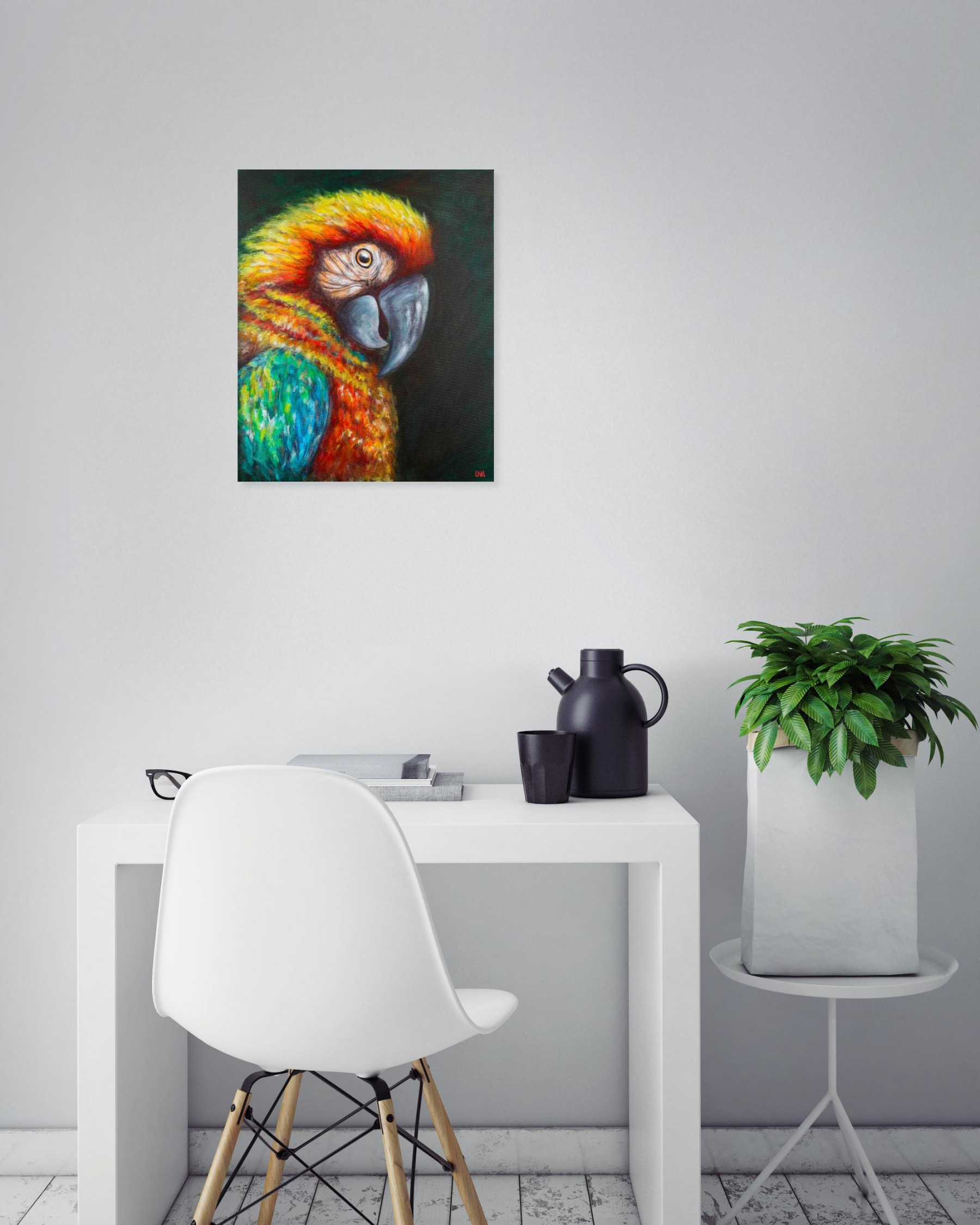 Helena Monniello, Joueur, peinture - Galerie de vente et d’achat d’art contemporain en ligne Artalistic