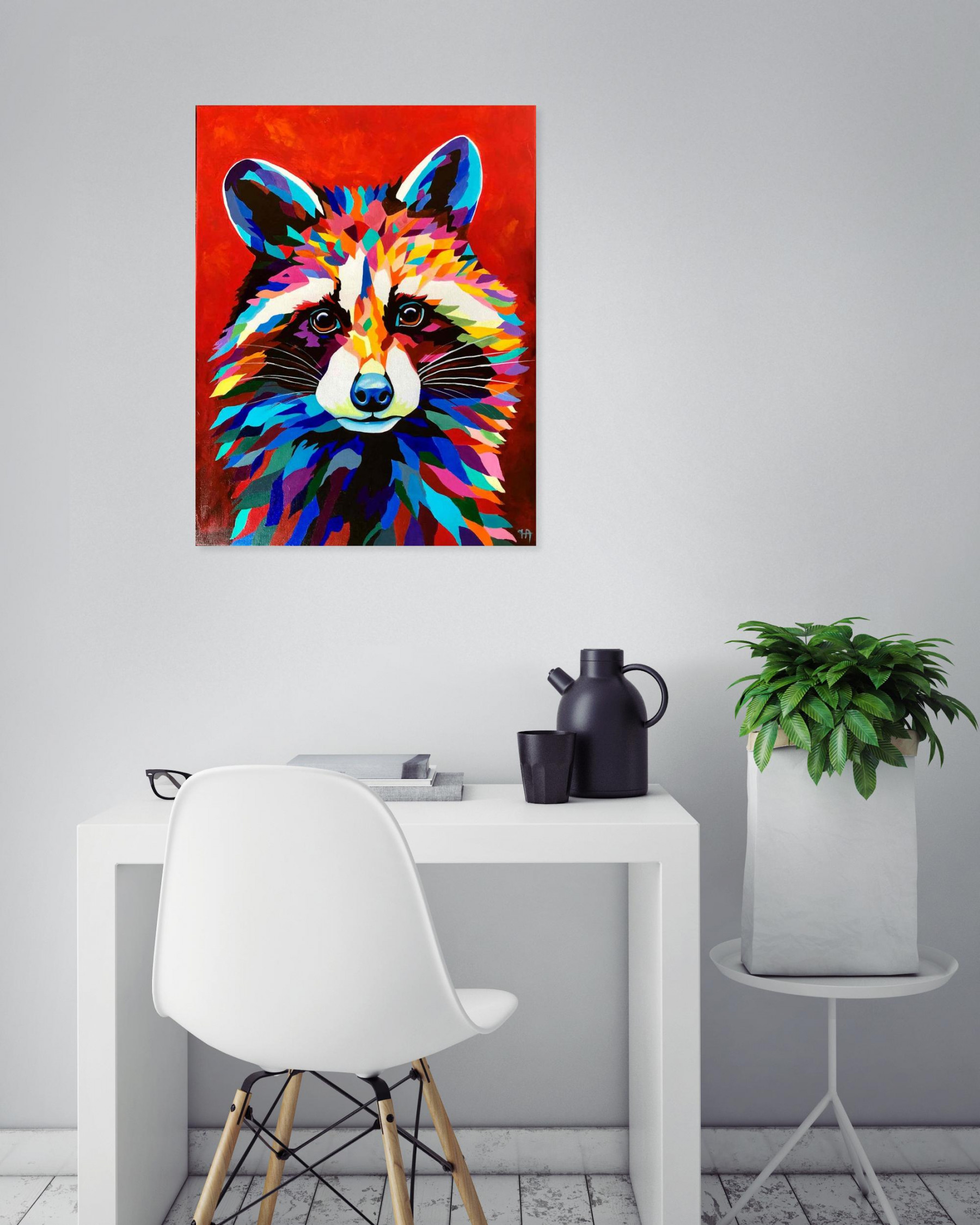 Françoise Augustine, Fred, peinture - Galerie de vente et d’achat d’art contemporain en ligne Artalistic