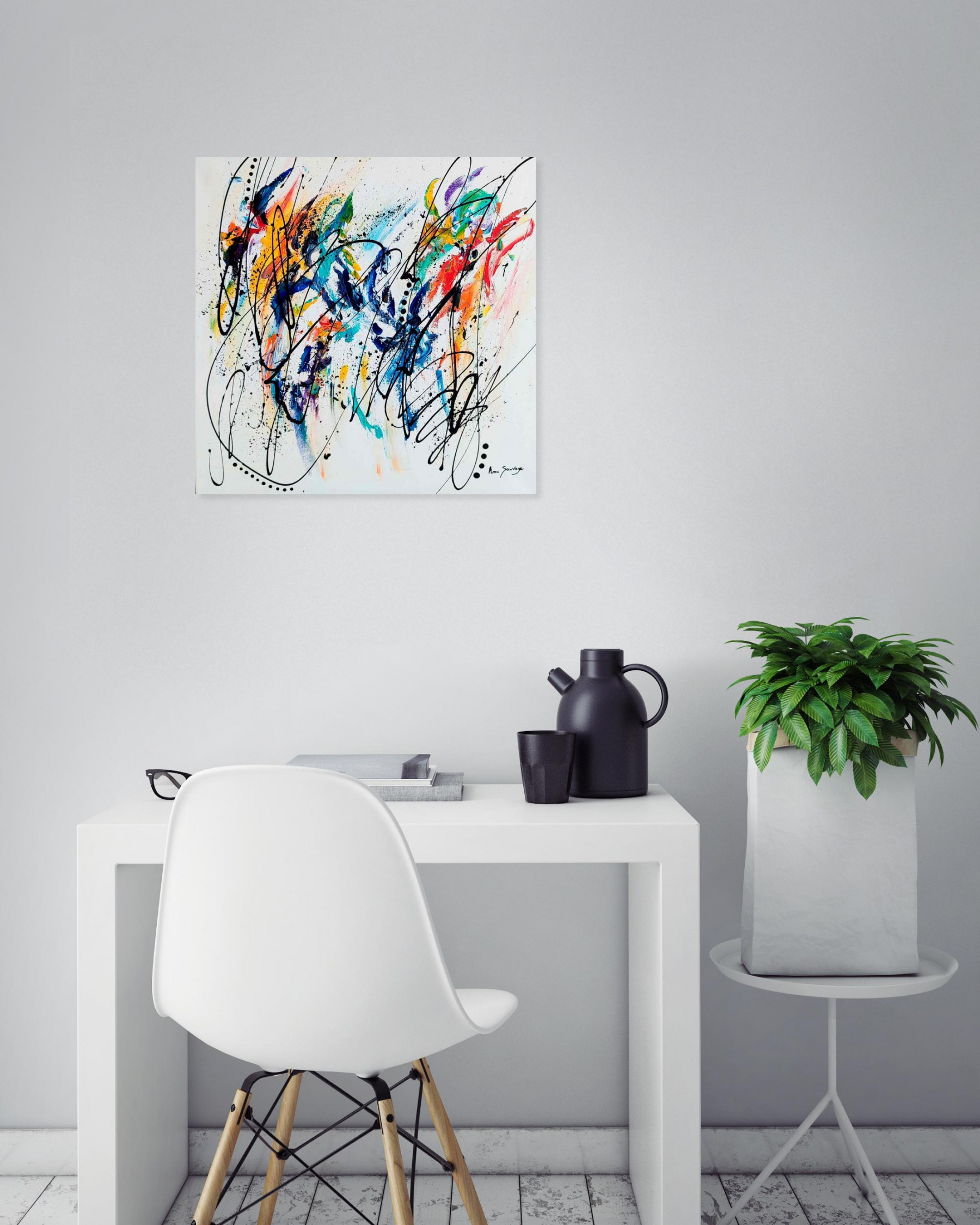 Âme Sauvage, Magie créatrice, peinture - Galerie de vente et d’achat d’art contemporain en ligne Artalistic