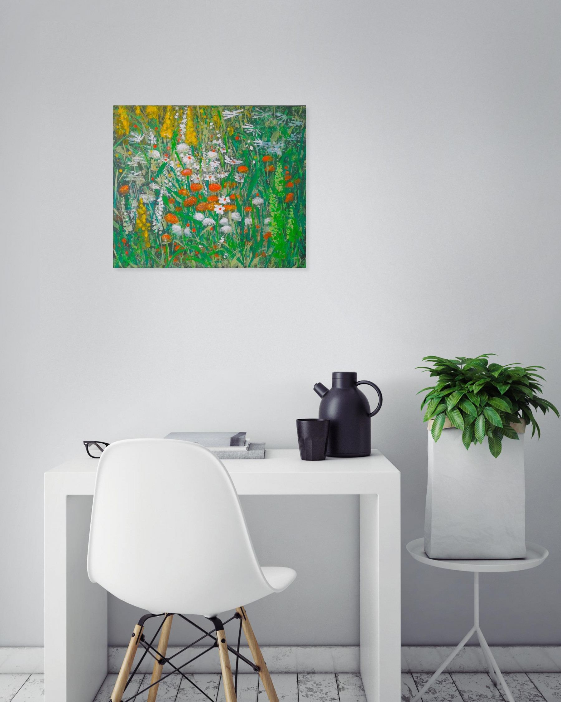 Victoria Bordier, Jardin de Monet 1, peinture - Galerie de vente et d’achat d’art contemporain en ligne Artalistic