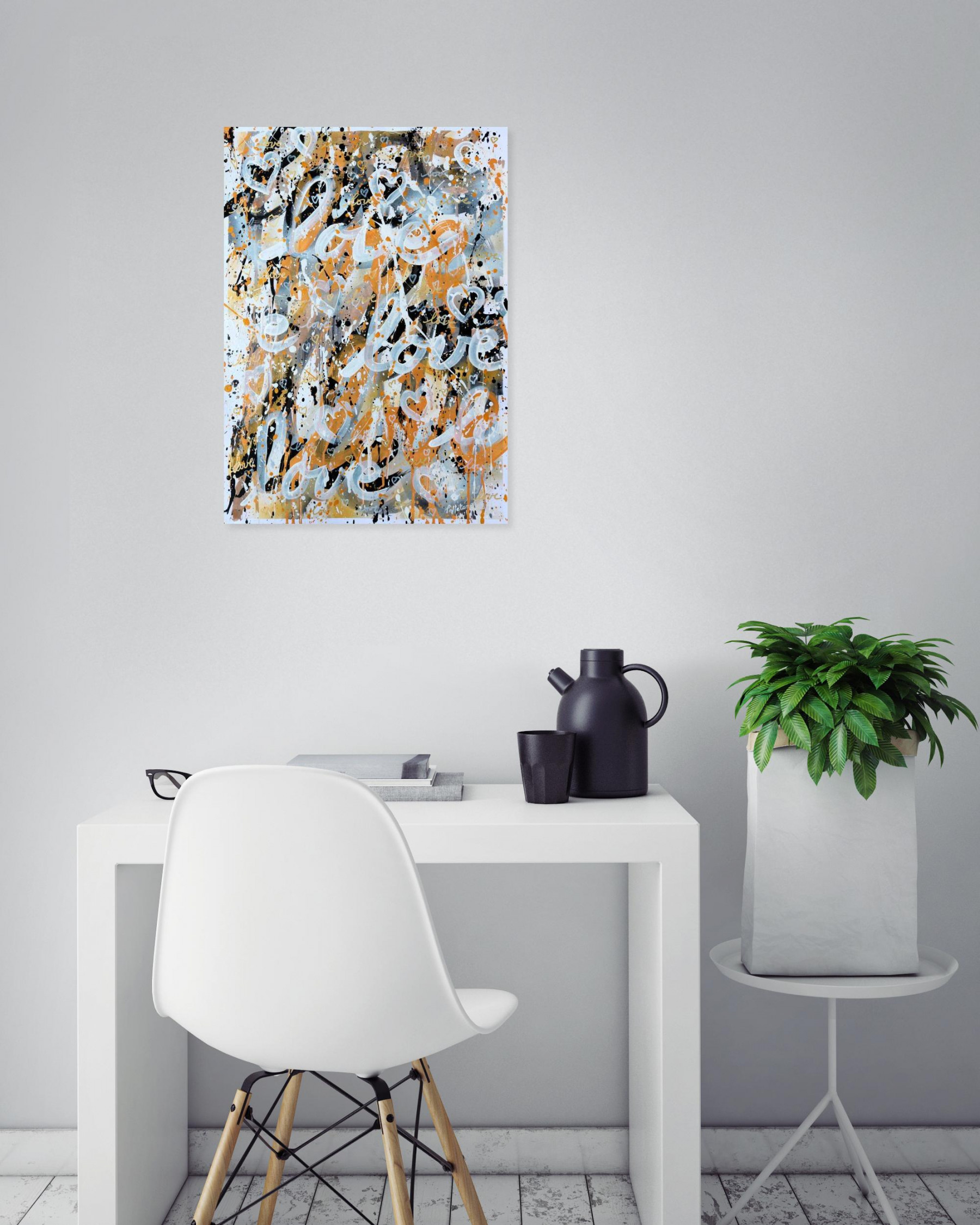 Isabelle Pelletane, Love love 20, peinture - Galerie de vente et d’achat d’art contemporain en ligne Artalistic
