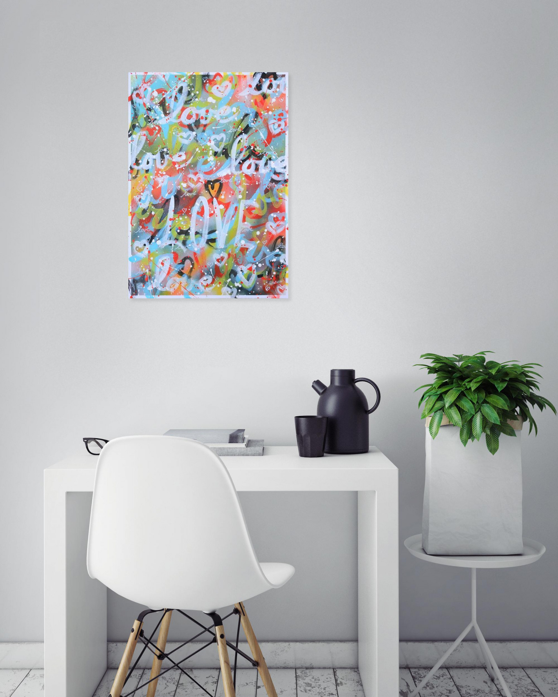 Isabelle Pelletane, Love love 23, peinture - Galerie de vente et d’achat d’art contemporain en ligne Artalistic