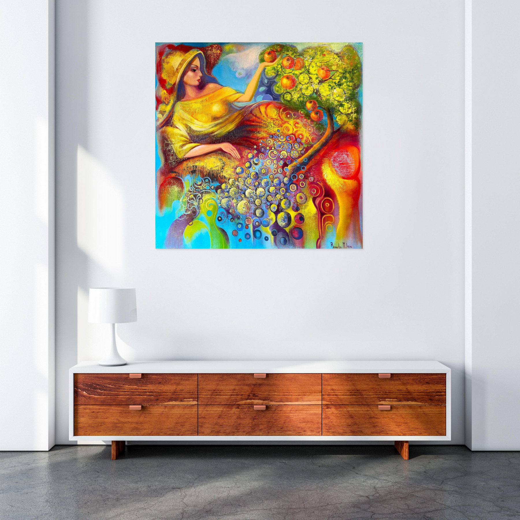 Renata Isin, Fertility, painting - Artalistic online contemporary art buying and selling gallery
