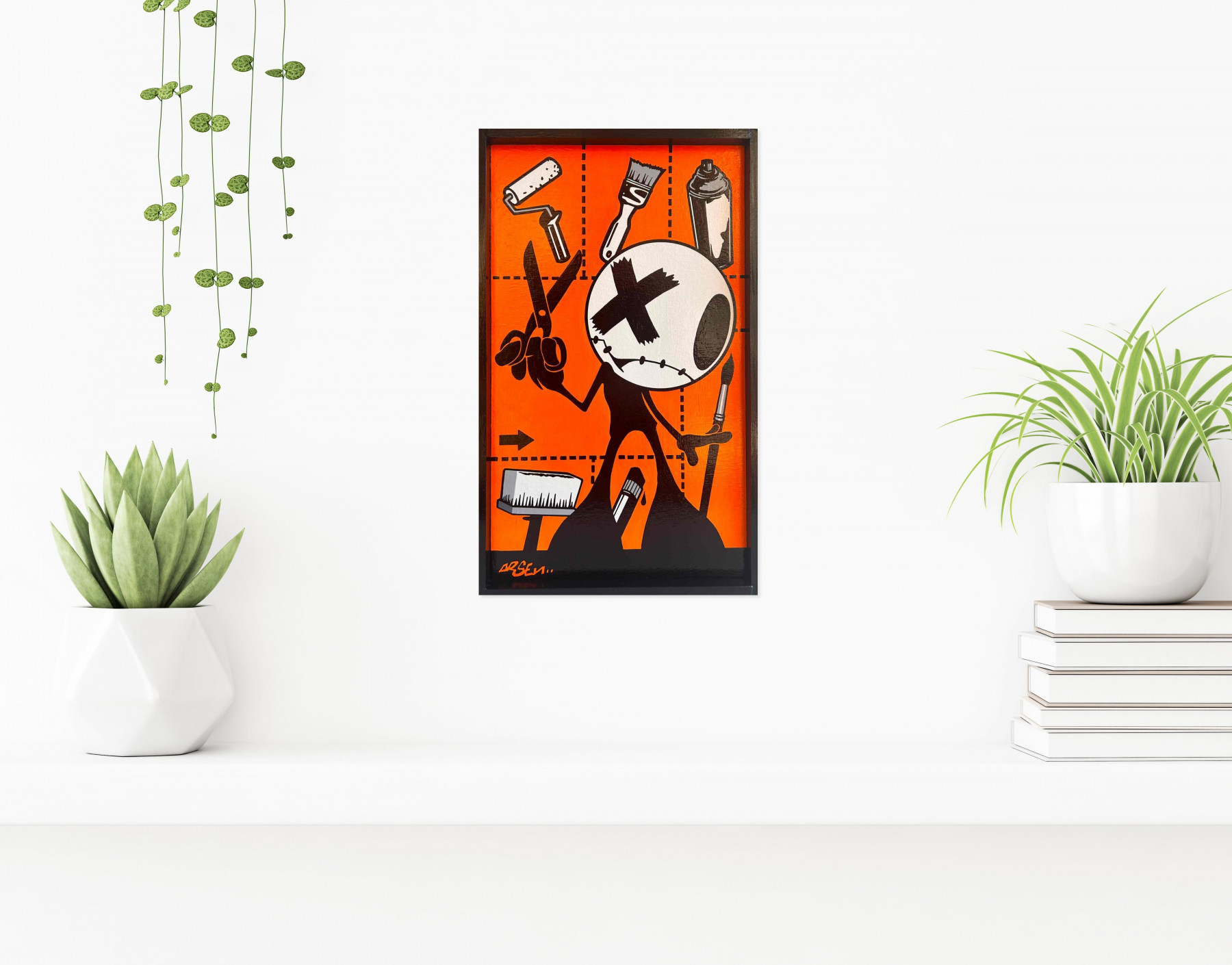 Arsen, L'arsenal, peinture - Galerie de vente et d’achat d’art contemporain en ligne Artalistic