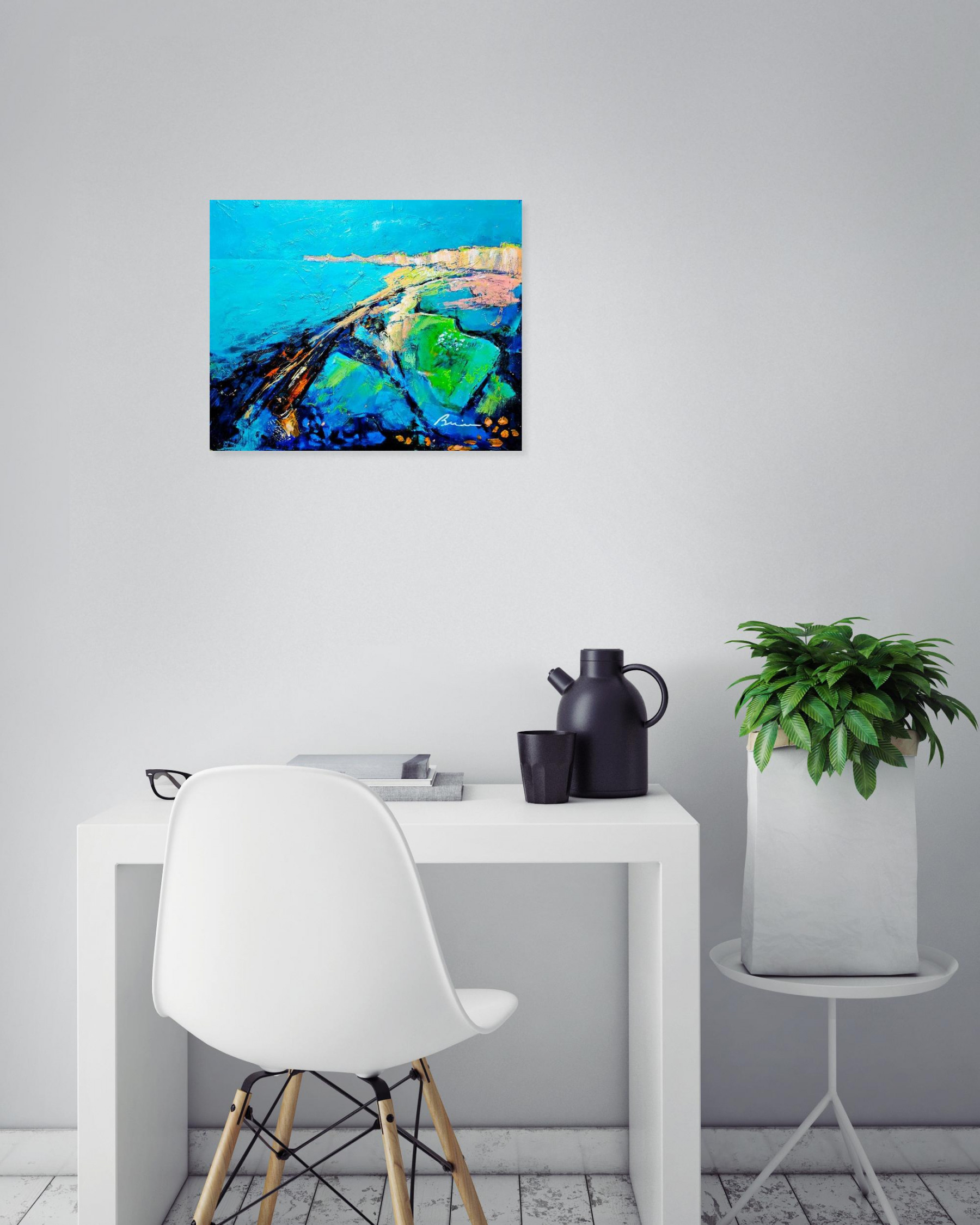 Patrick Brière, Au bout du bout, peinture - Galerie de vente et d’achat d’art contemporain en ligne Artalistic