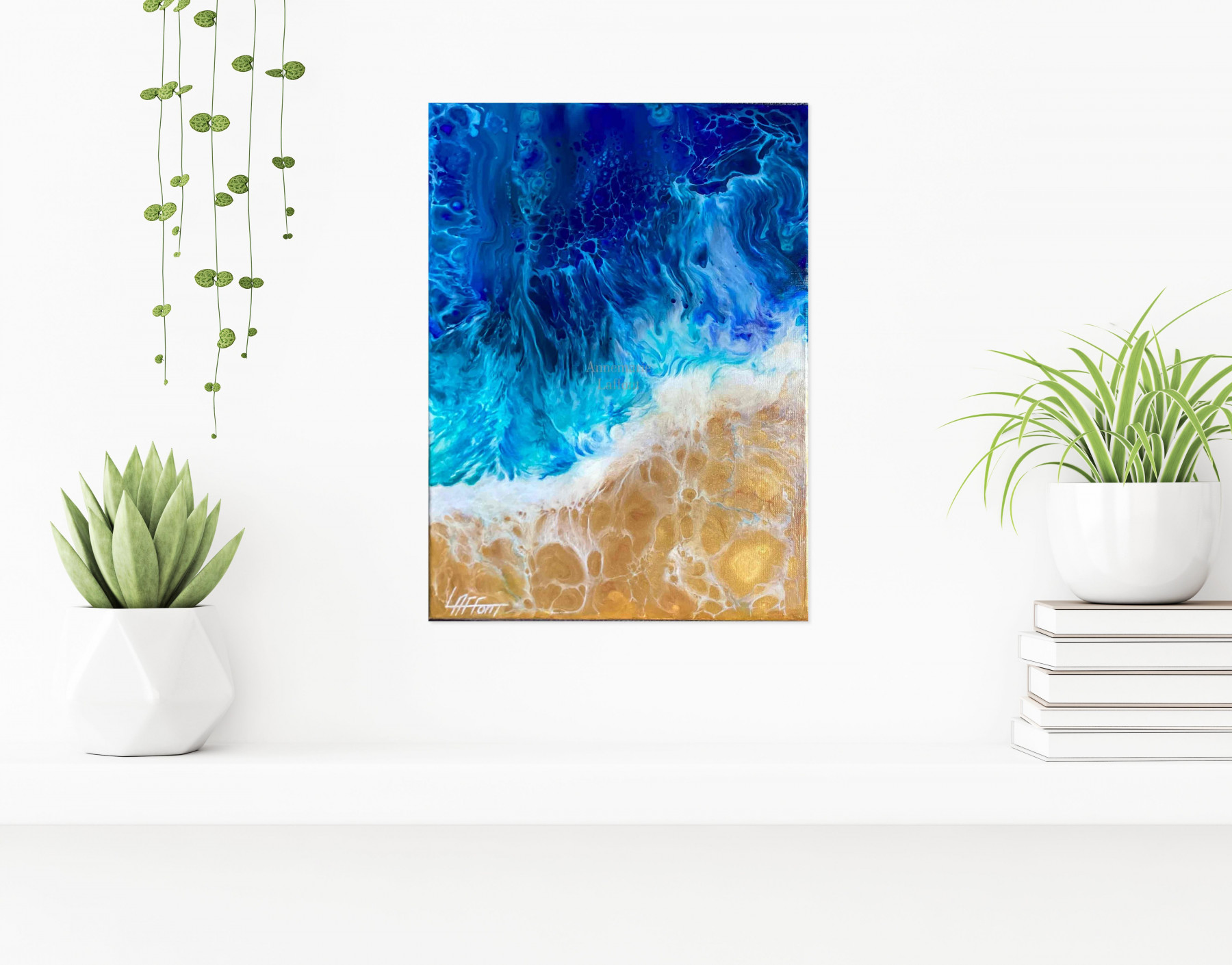 Annemarie Laffont, Pépite, peinture - Galerie de vente et d’achat d’art contemporain en ligne Artalistic