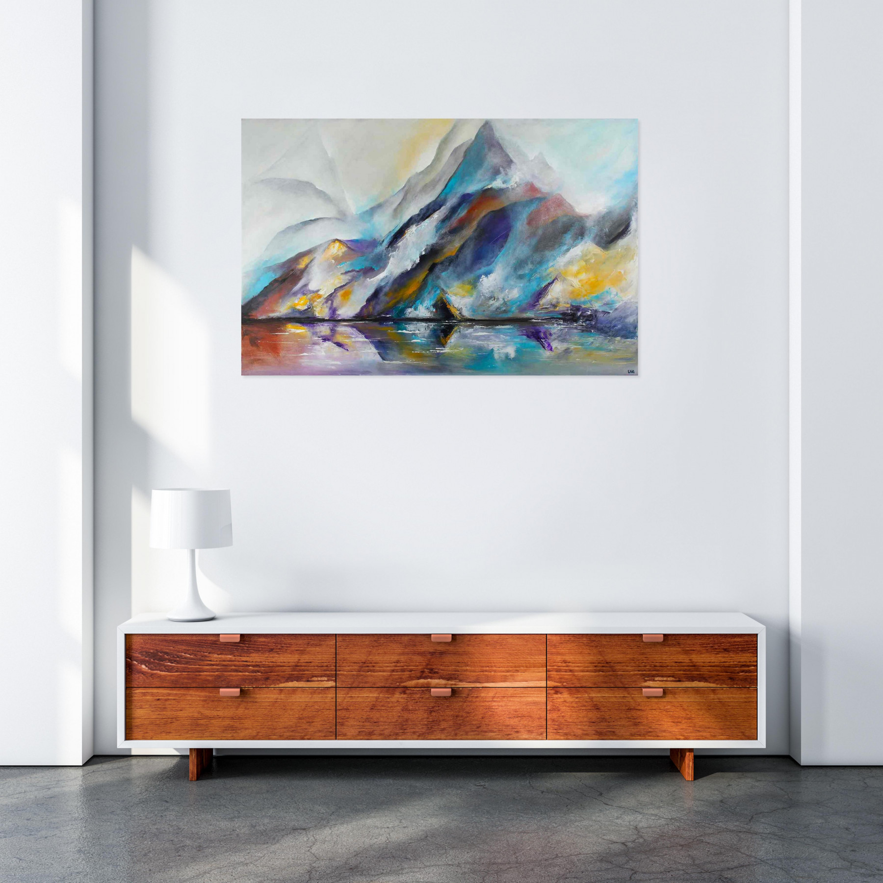 Helena Monniello, La grotte, peinture - Galerie de vente et d’achat d’art contemporain en ligne Artalistic