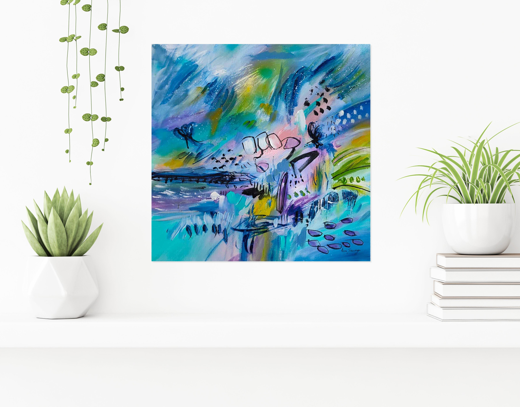 Âme Sauvage, Drôle de monde, peinture - Galerie de vente et d’achat d’art contemporain en ligne Artalistic