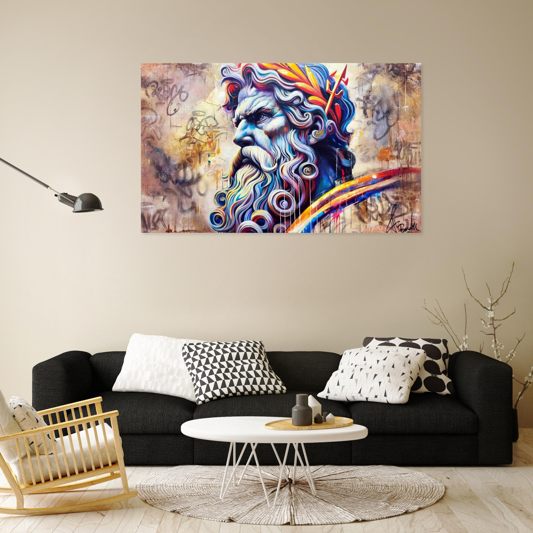 Vincent Bardou, Zeus Street Art, peinture - Galerie de vente et d’achat d’art contemporain en ligne Artalistic