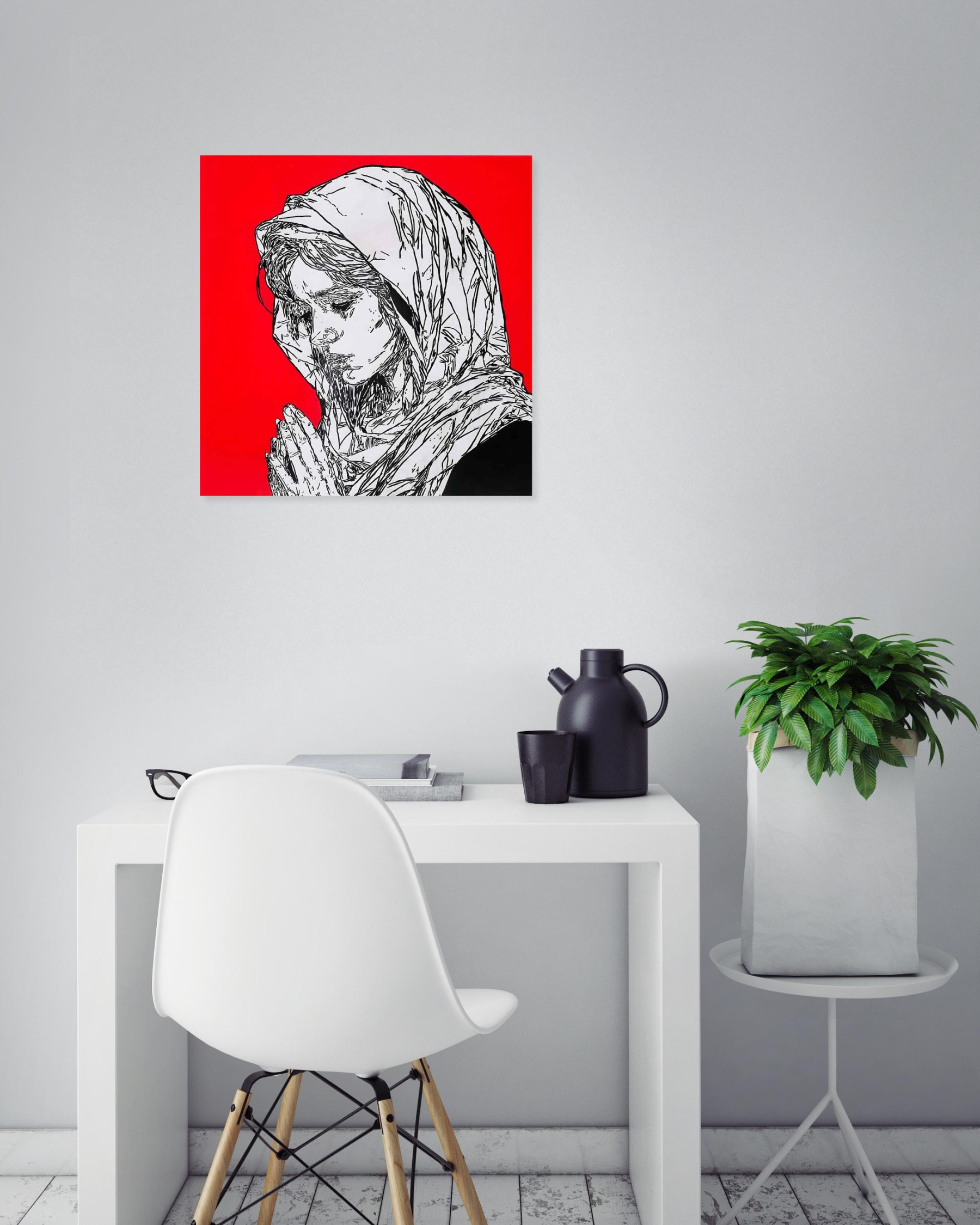 Chroma, Prière intérieure, peinture - Galerie de vente et d’achat d’art contemporain en ligne Artalistic