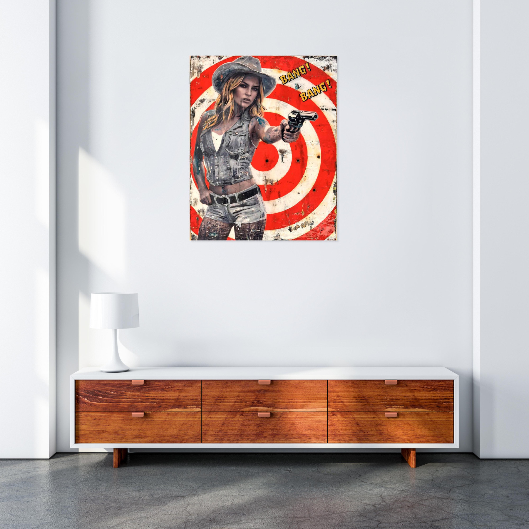 Fa2b, Target, peinture - Galerie de vente et d’achat d’art contemporain en ligne Artalistic