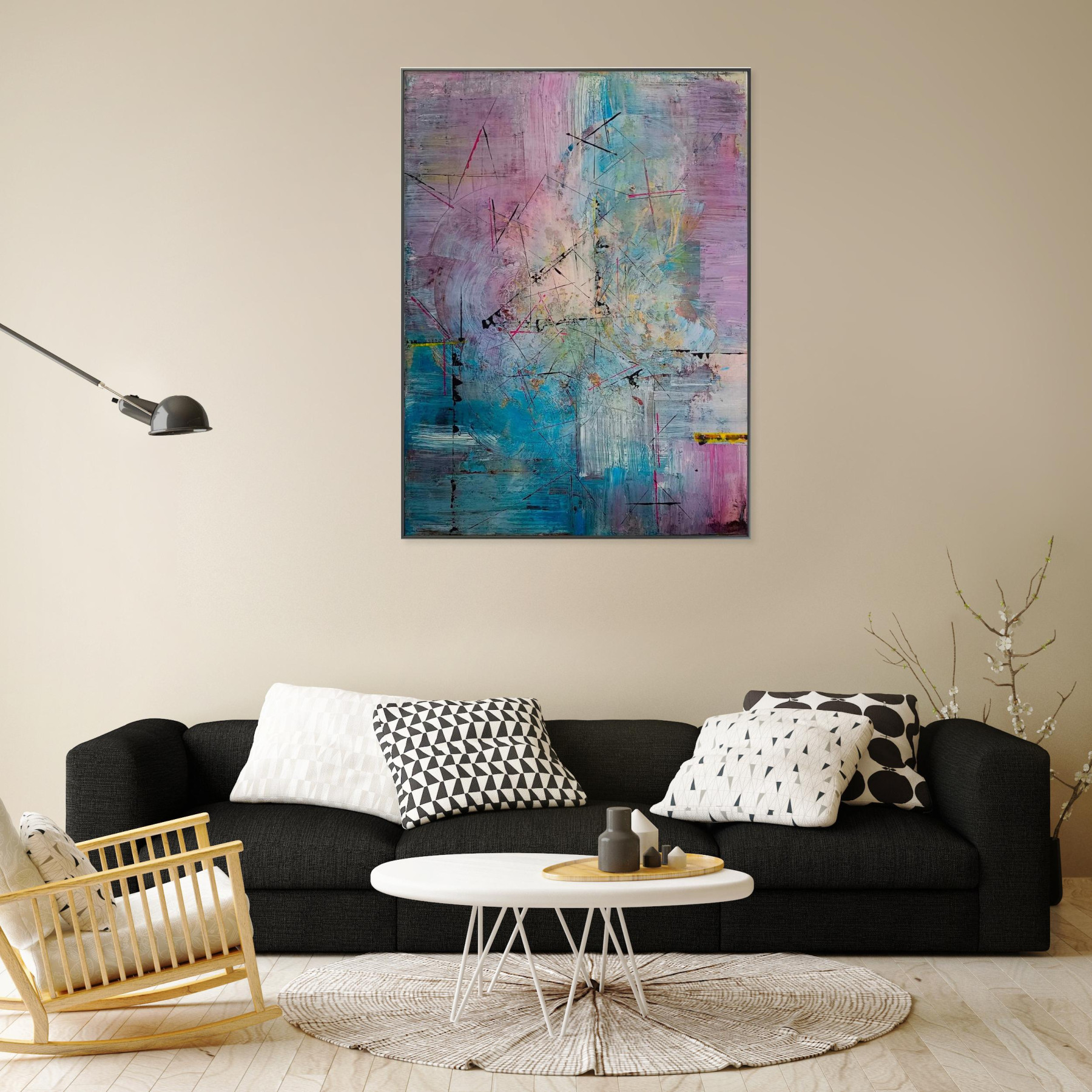 Mdmart, Geometries of emotion, peinture - Galerie de vente et d’achat d’art contemporain en ligne Artalistic