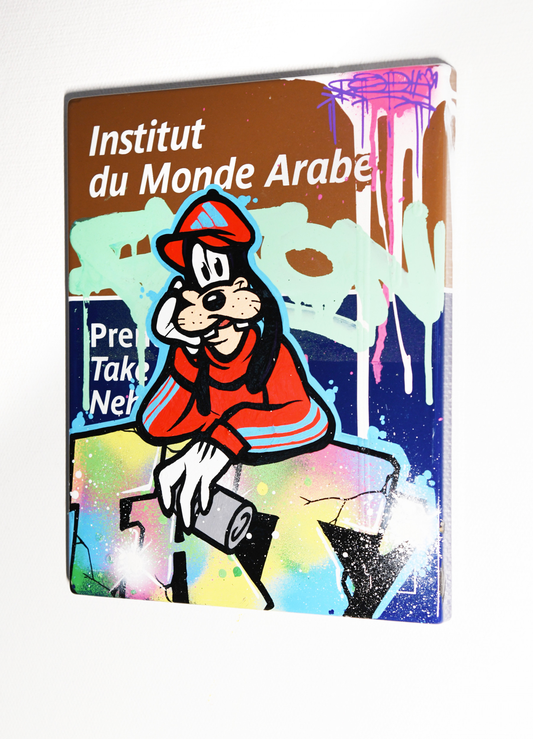 Fat, Goofy à L'institut du Monde Arabe, peinture - Galerie de vente et d’achat d’art contemporain en ligne Artalistic