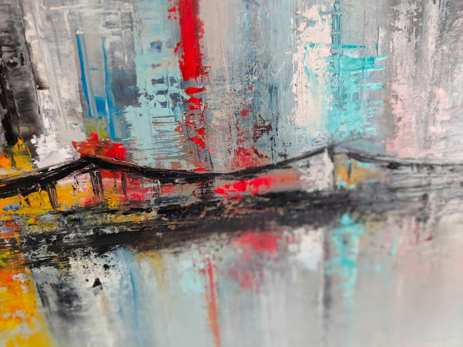 Marie Line Robert, Bridge, peinture - Galerie de vente et d’achat d’art contemporain en ligne Artalistic