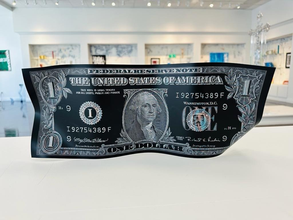 Karl Lagasse, One dollar, sculpture - Galerie de vente et d’achat d’art contemporain en ligne Artalistic
