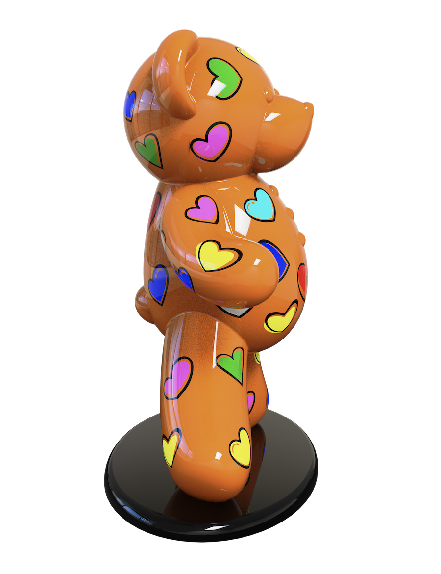 Gacko, Ours Pop Art, sculpture - Galerie de vente et d’achat d’art contemporain en ligne Artalistic