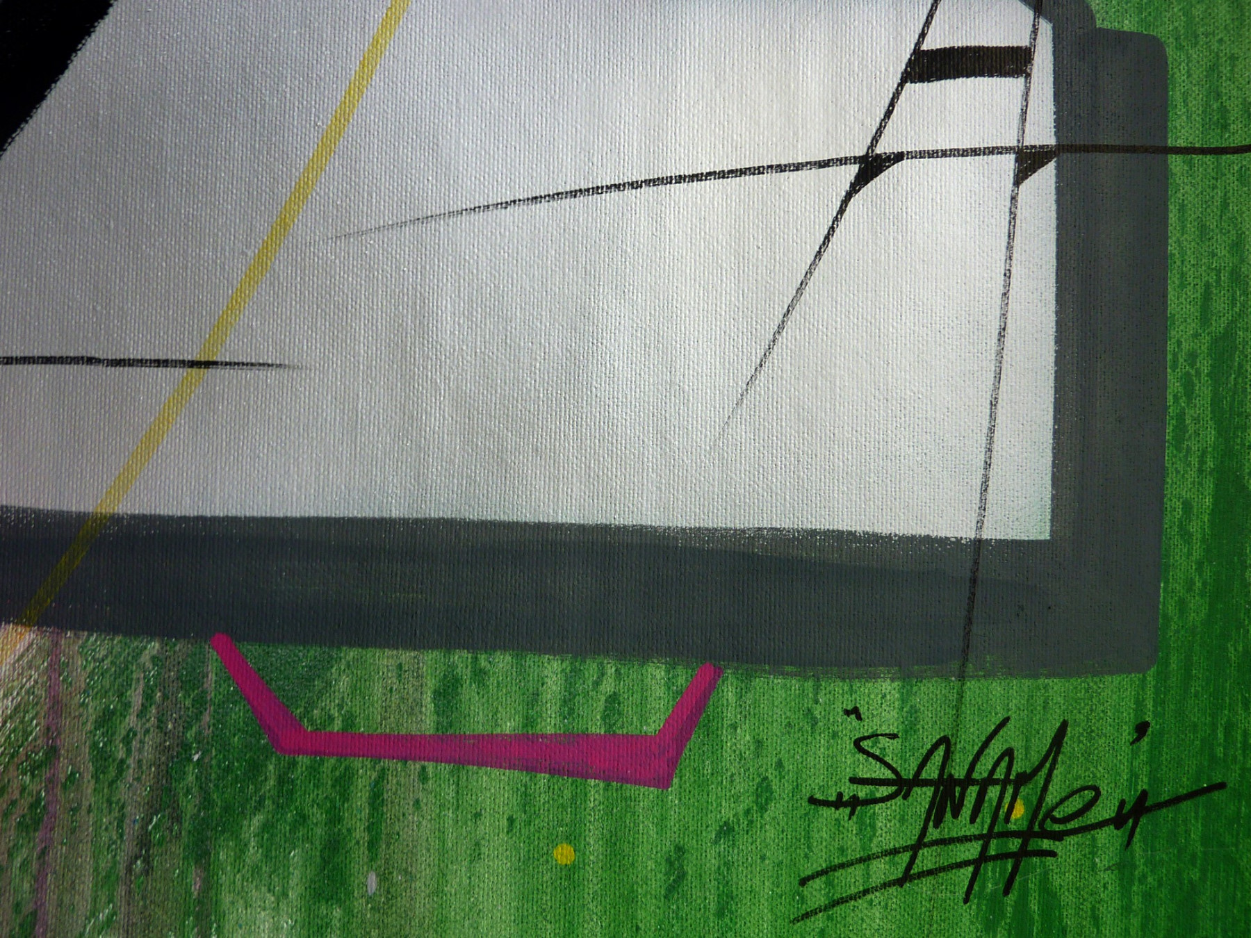 Saname, Trace n°2424, peinture - Galerie de vente et d’achat d’art contemporain en ligne Artalistic