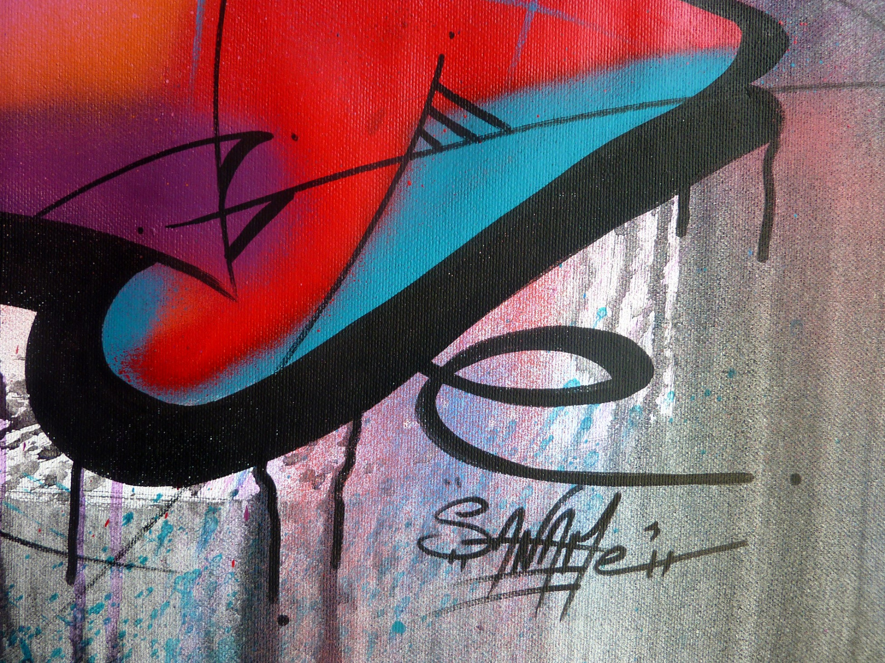 Saname, Trace n°2425, peinture - Galerie de vente et d’achat d’art contemporain en ligne Artalistic