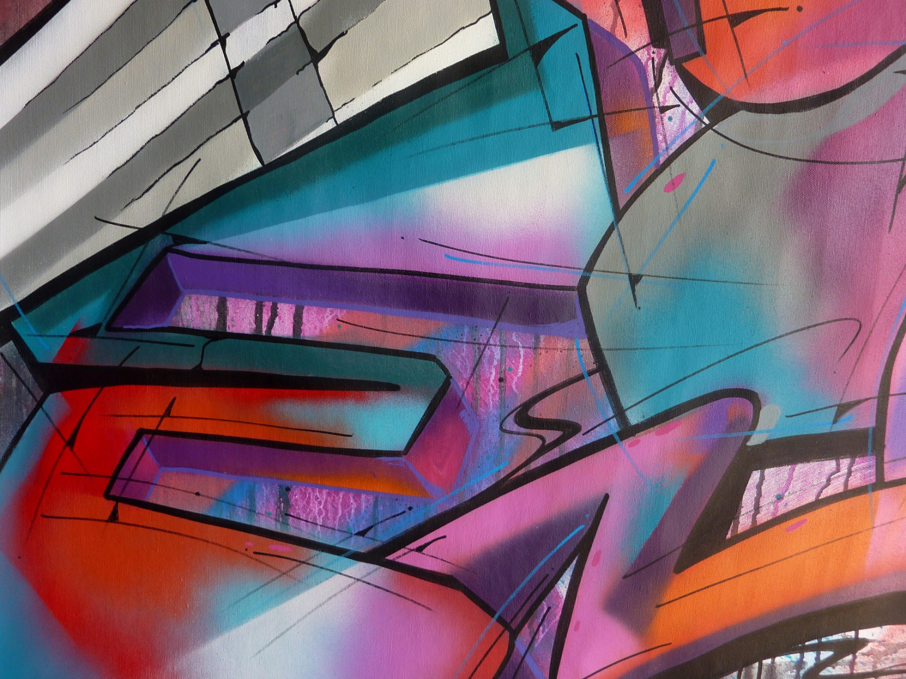 Saname, Trace n°2425, peinture - Galerie de vente et d’achat d’art contemporain en ligne Artalistic