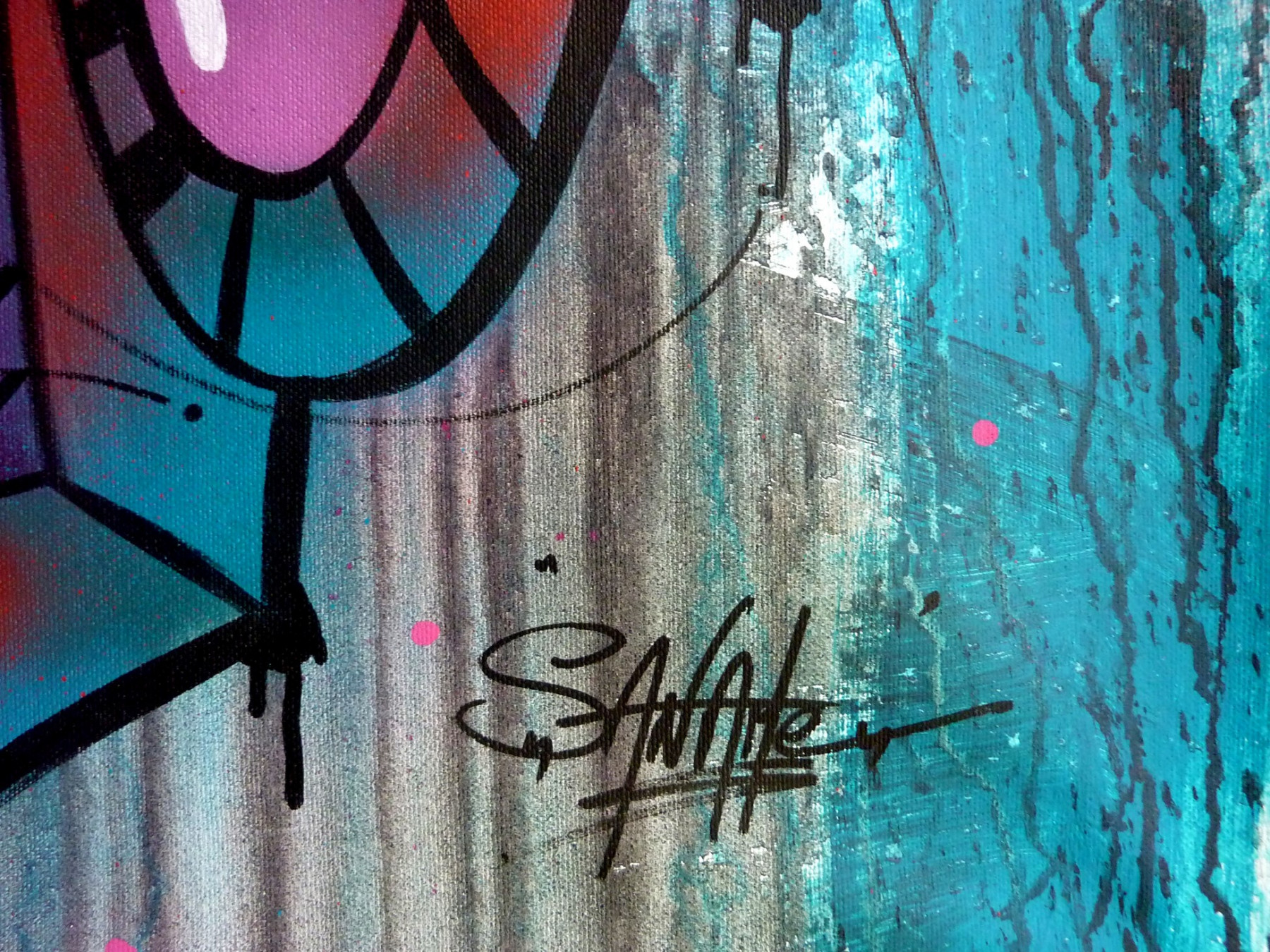 Saname, trace n°2426, peinture - Galerie de vente et d’achat d’art contemporain en ligne Artalistic