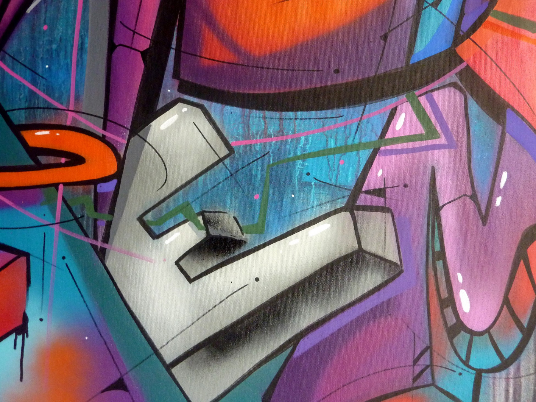 Saname, trace n°2426, peinture - Galerie de vente et d’achat d’art contemporain en ligne Artalistic
