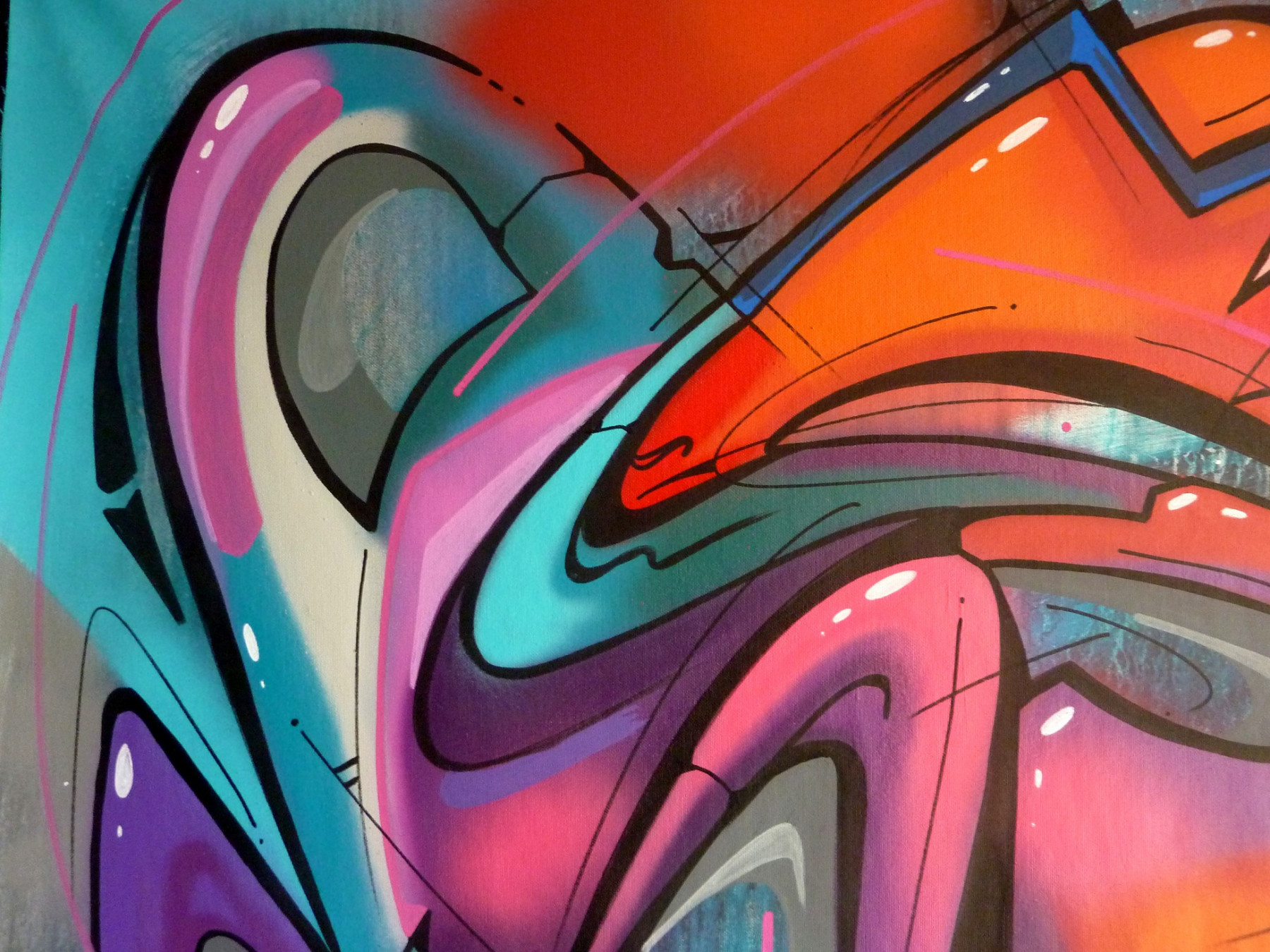 Saname, trace n°2426, peinture - Galerie de vente et d’achat d’art contemporain en ligne Artalistic
